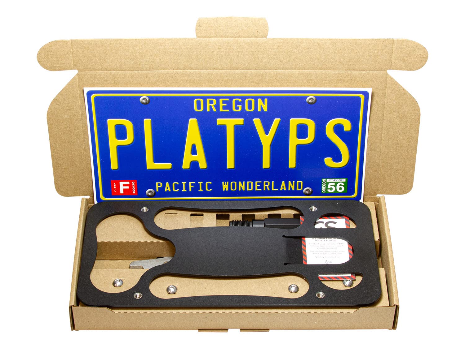 Cravenspeed Platypus License Plate Mount Compatible With Bmw 4 Series/I4 | 2020-2023 | No Drilling | Installs In Seconds | Made