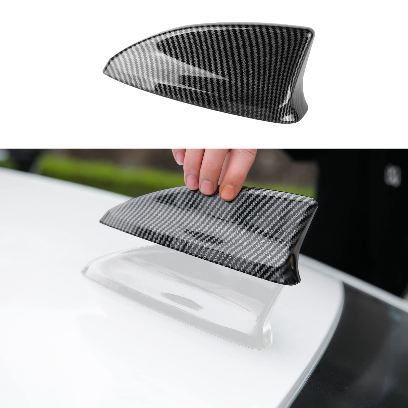 Thenice For 11Th Gen Civic Accessories Antenna Topper Car Shark Fin Cover Exterior Decoration Compatible With Honda Civic 2022 2