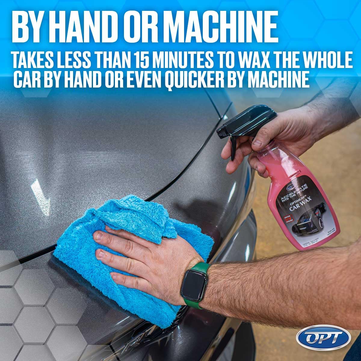 Optimum Car Wax 17 Oz - Liquid Spray Wax with UV Protection for Cars, Trucks & RVs - Lasts Up to 5 Months, Ideal for All Exterior Surfaces