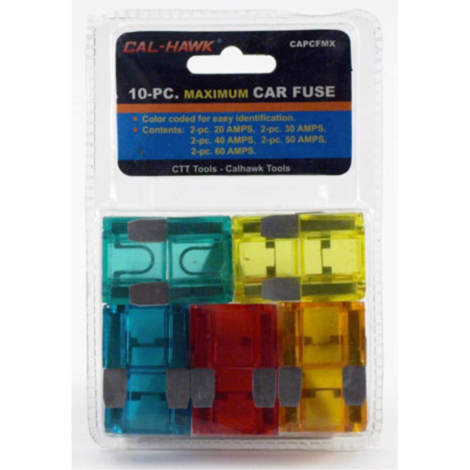 10 New Maxi Car Truck Boat RV Fuse 20,30,40,50,60 AMP