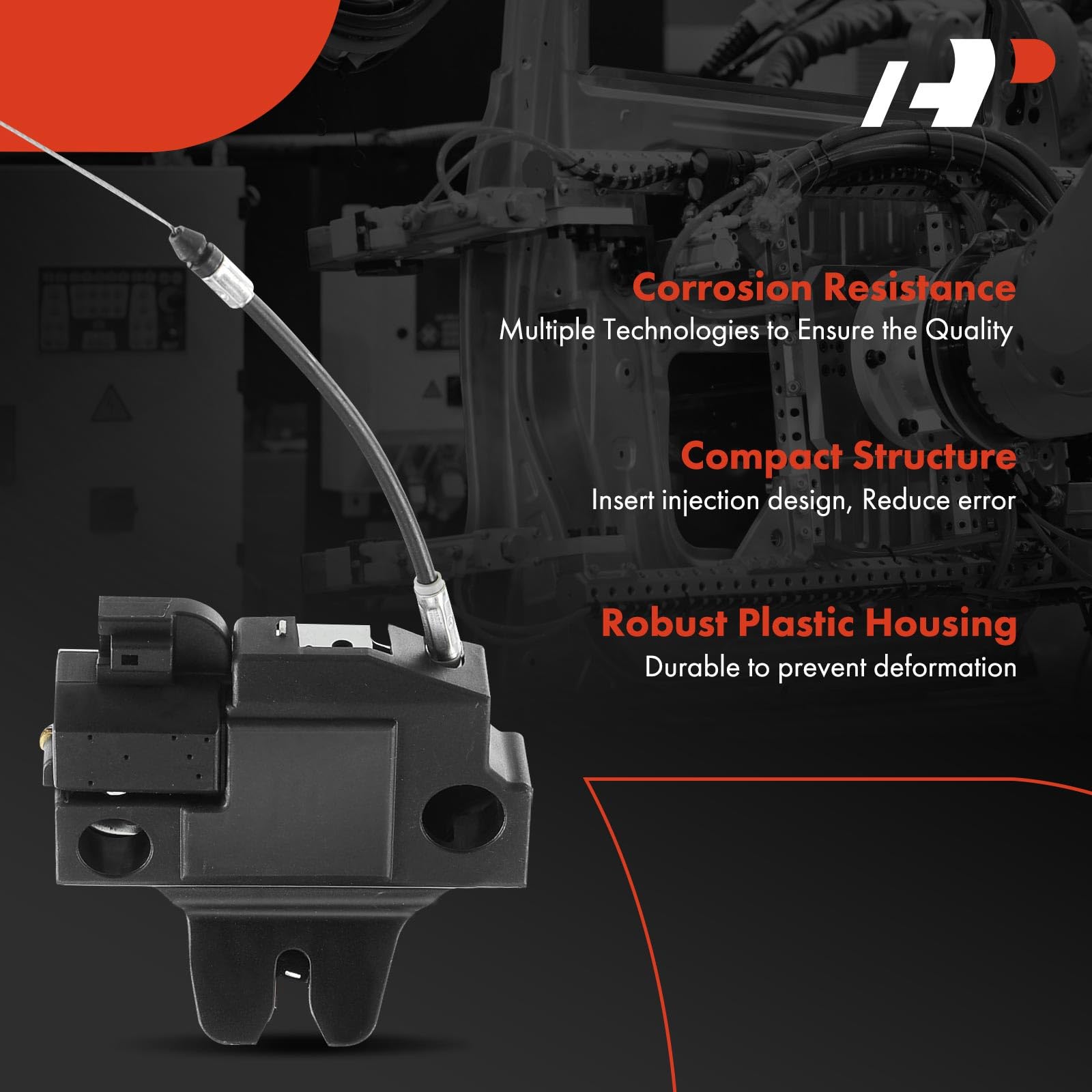 A-Premium Rear Tailgate Power Trunk Lid Lock Actuator Motor Compatible with 2007 2008 2009 2010 2011 2012 Lexus ES350 Sedan, Tru