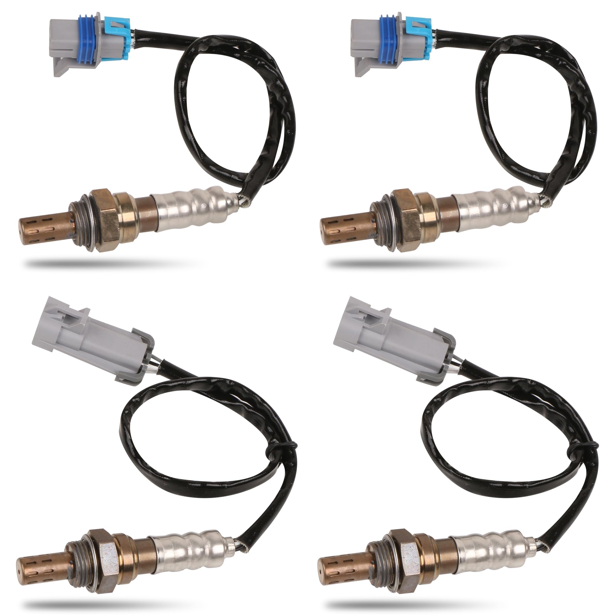 KUIPERAUTO Oxygen Sensor Upstream + Downstream 12559849 12594452 Compatible for Escalade Chevrolet Avalanche Silverado Tahoe GMC