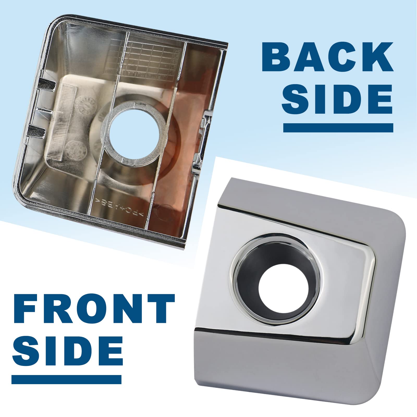 APPERFiT Door Handle Key Hole Bezel Cover for Nissan Armada Titan & Infiniti QX56, Replaces 80647-ZC00A, 80647-9FU0B, Door Handle