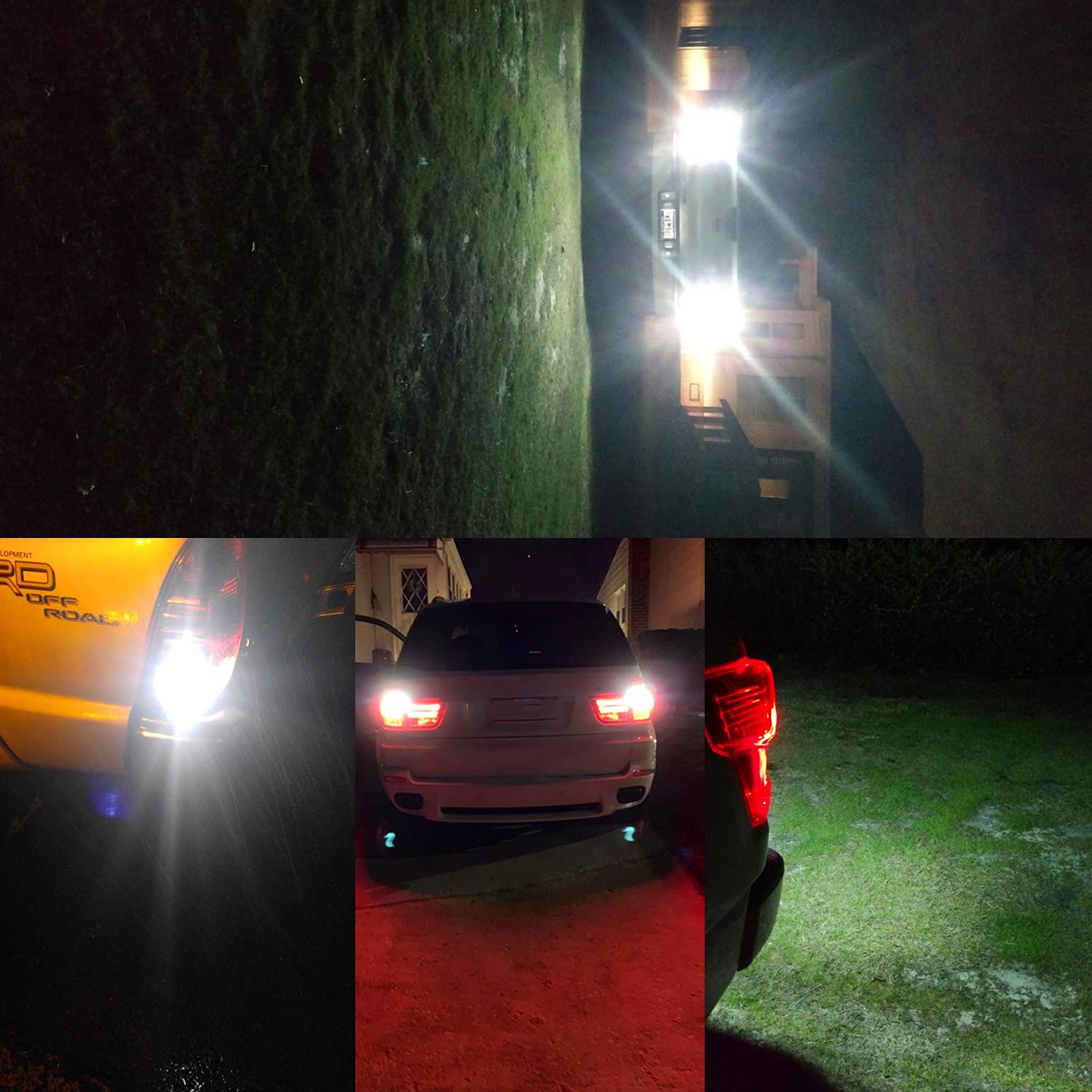 Alla Lighting T10/T15 912 921 W16W Led Reverse Light Bulb, Can-Bus Error Free 6000K White Back-Up/Trunk/3Rd Brake Lights Lamp 92