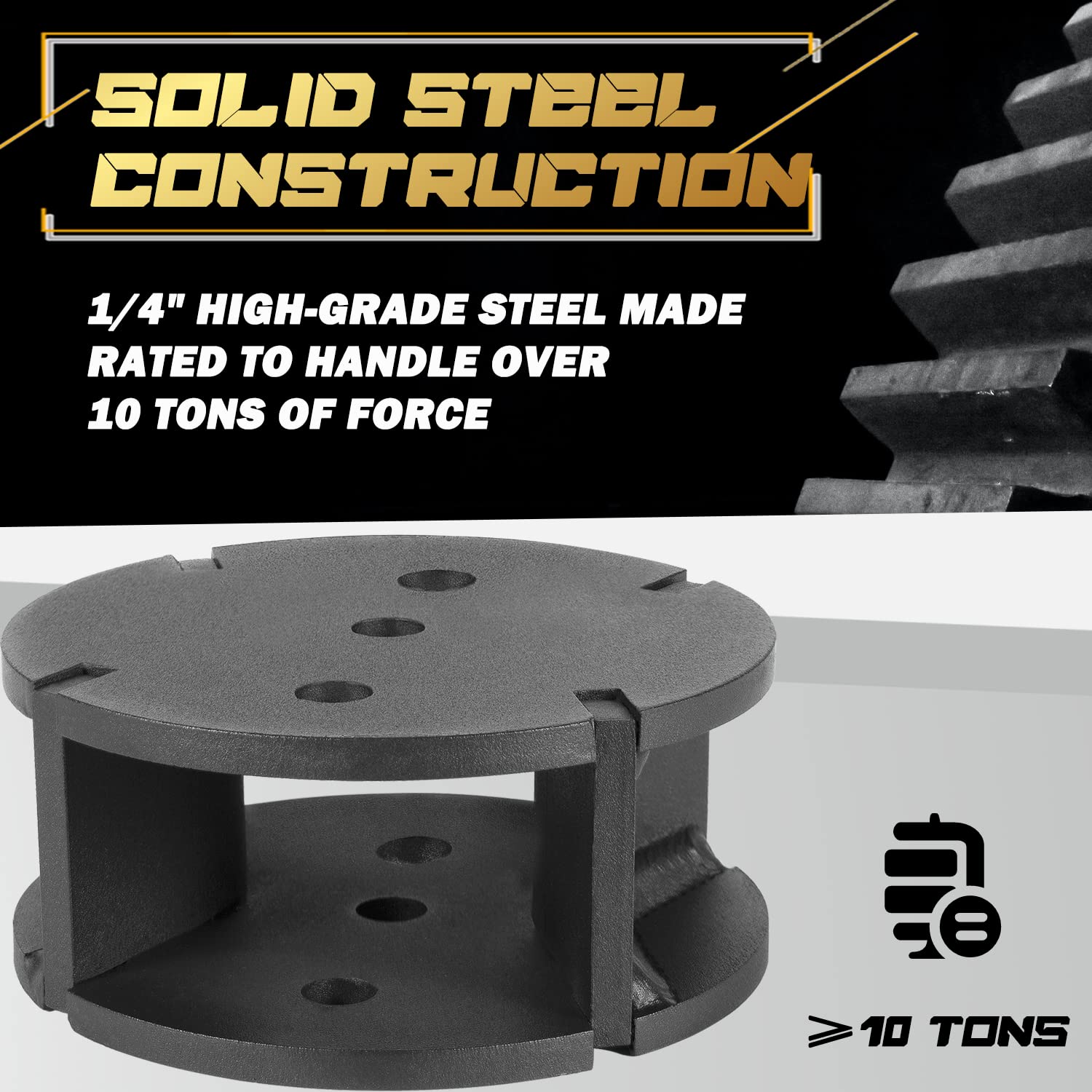 52420 2'' Air Bag Lift Universal Air Spring Spacers Kit For Most Lift Kits