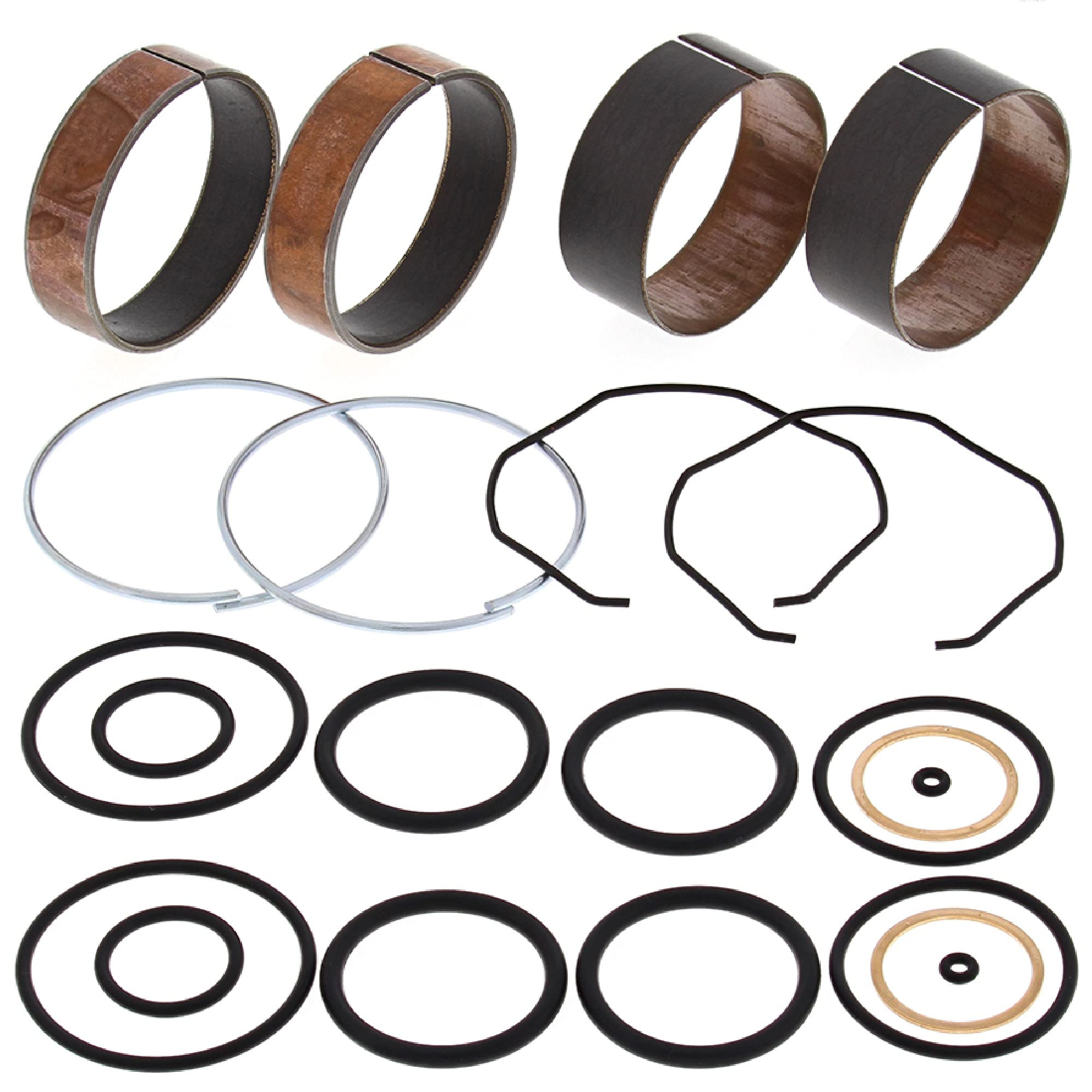 All Balls Racing 38-6075 Fork Bushing Kit Compatible with/Replacement for Honda Kawasaki Yamaha