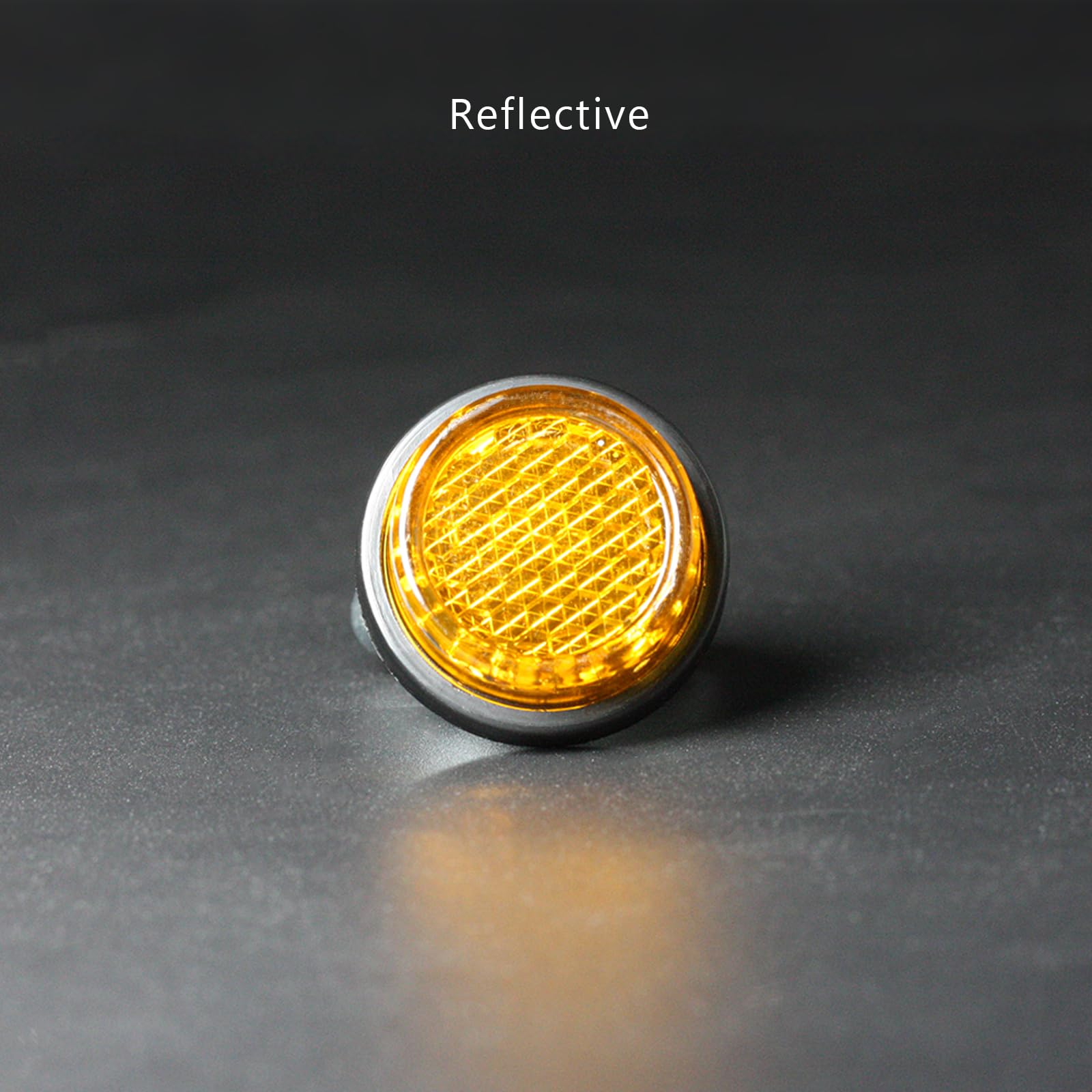 Amber Reflector Motorcycle License Plate Bolts And Nuts