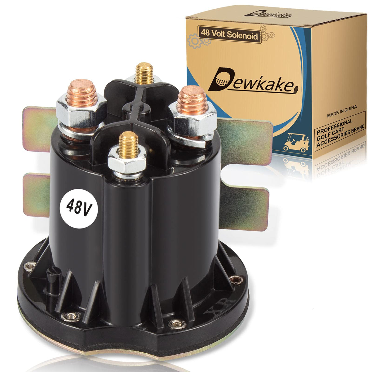 Dewkake Ezgo Txt 48V Solenoid, Fits Txt Electric 2010-Up And All 48V Mpt 800/100