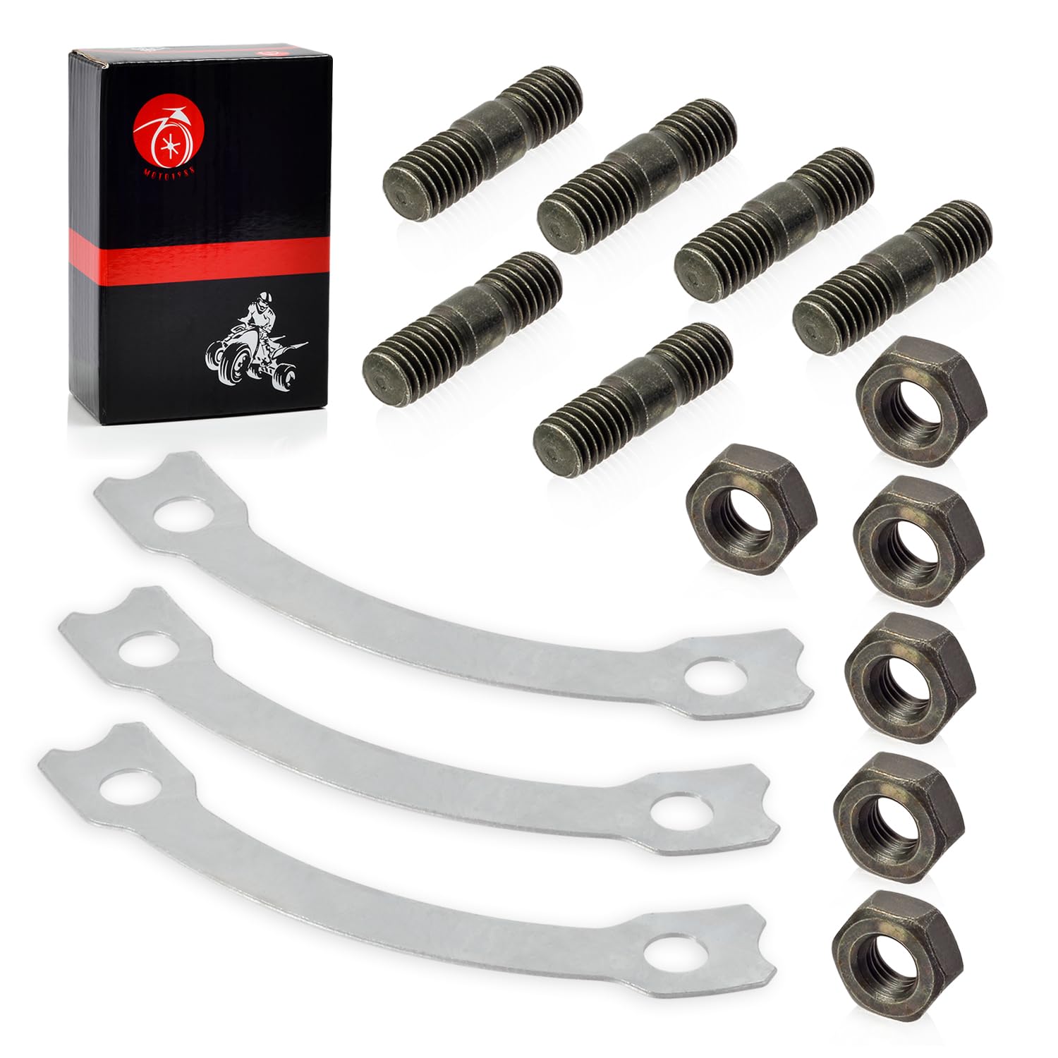Sprocket Hub Locking Stud Nut Washer Kit For YAMAHA Blaster 200 Banshee Warrior 350 Raptor 660R Breeze 125 YTZ250 IT250 IT400 IT