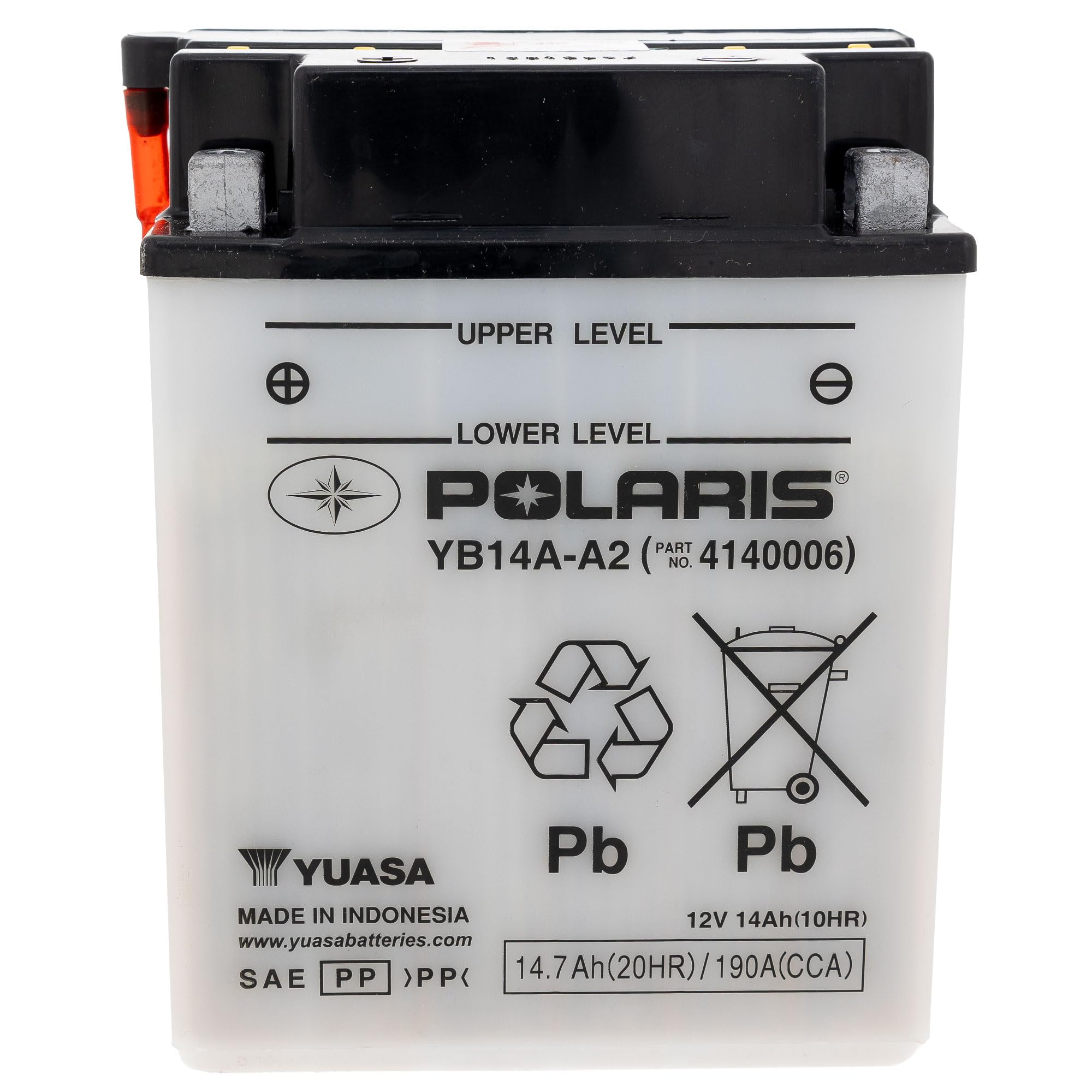 Polaris Atv Battery, 195 Cold Crank Amps, Part 4140006
