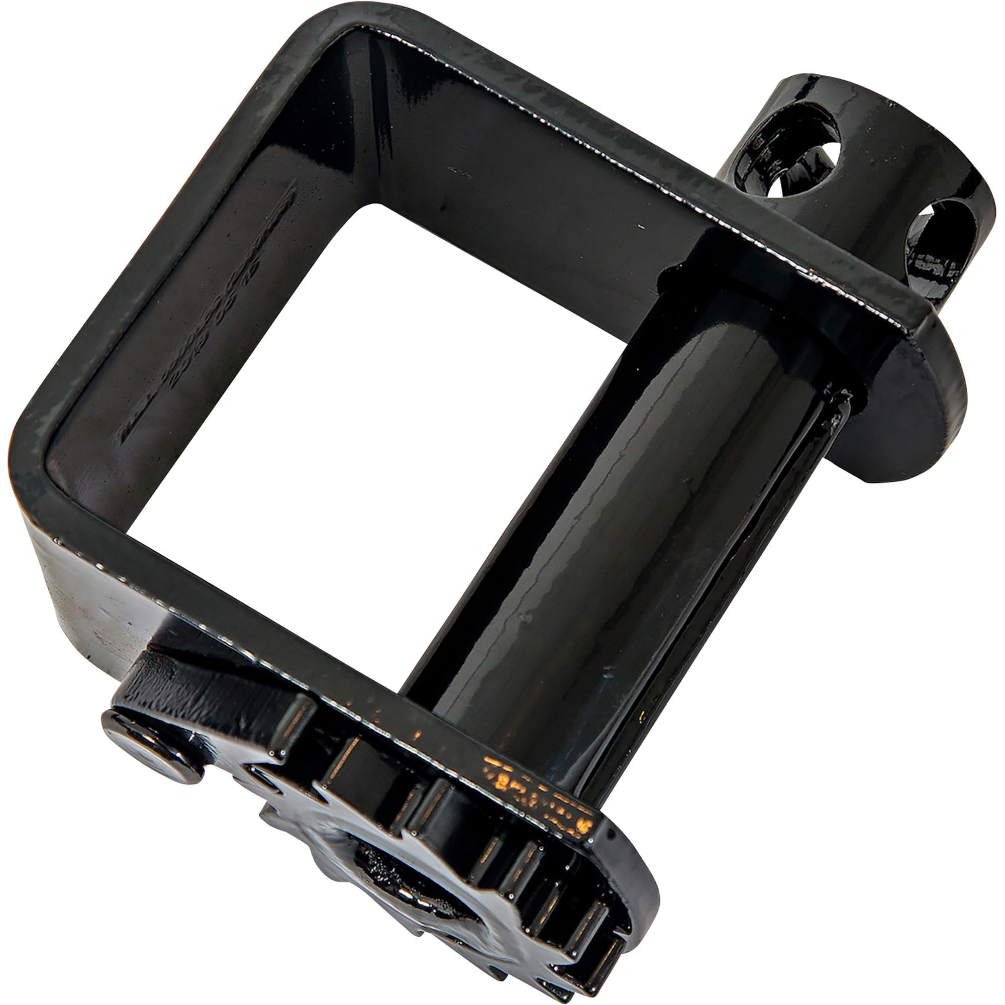Buyers Products 1903005 Weld-On Trailer Winch, Right Handed, WLL 5,500, Steel w/Black Powdercoat, Fully Slotted Mandrel, for Use