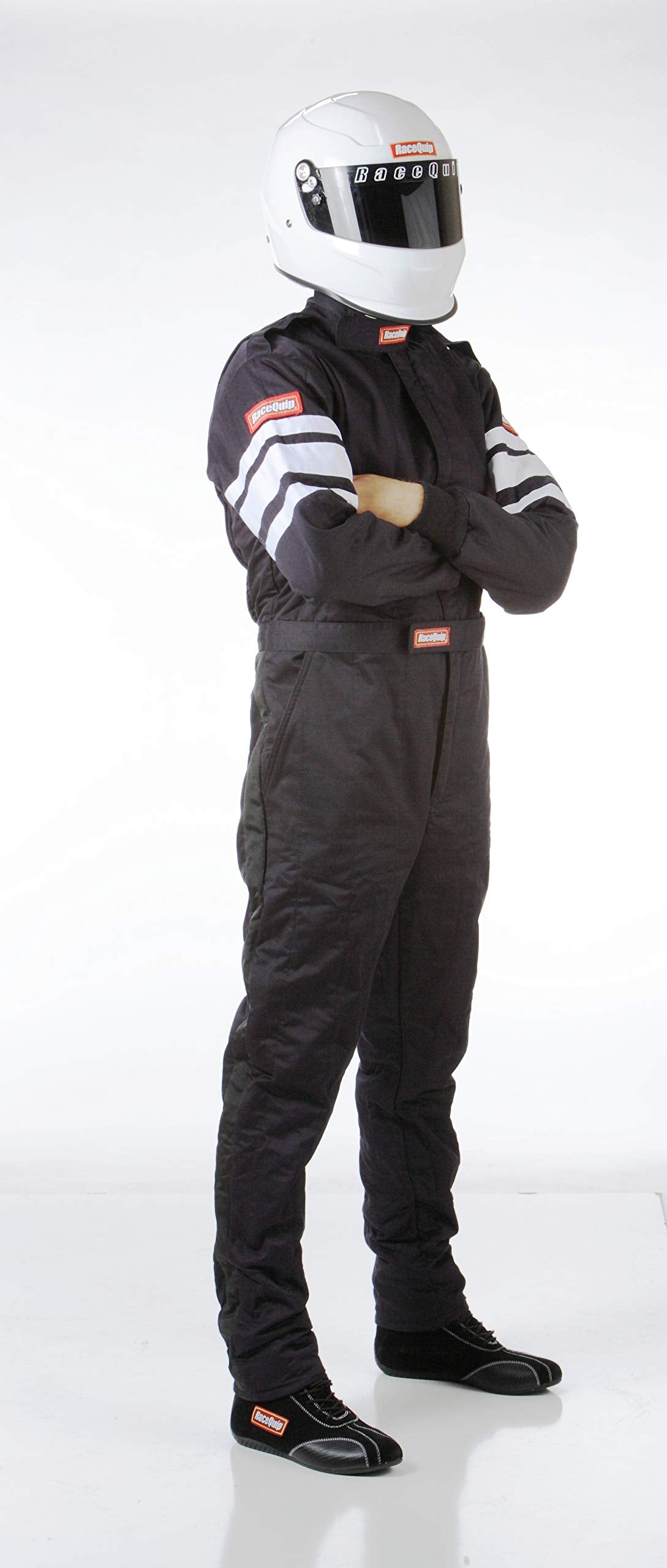 Racequip Racing Driver Fire Suit One Piece Multi Layer Sfi 3.2A/ 5 Black Medium 120003