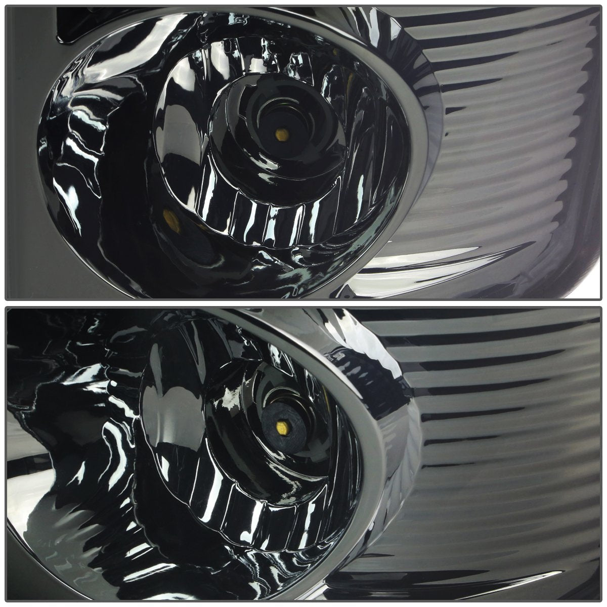 Dna Motoring Tl-Dram05-Led-3D-Ch-Sm Pair Of Smoke Lens Led Tail Lights Compatible With Dodge Ram 1500-3500 03-06, Passenger & Dr