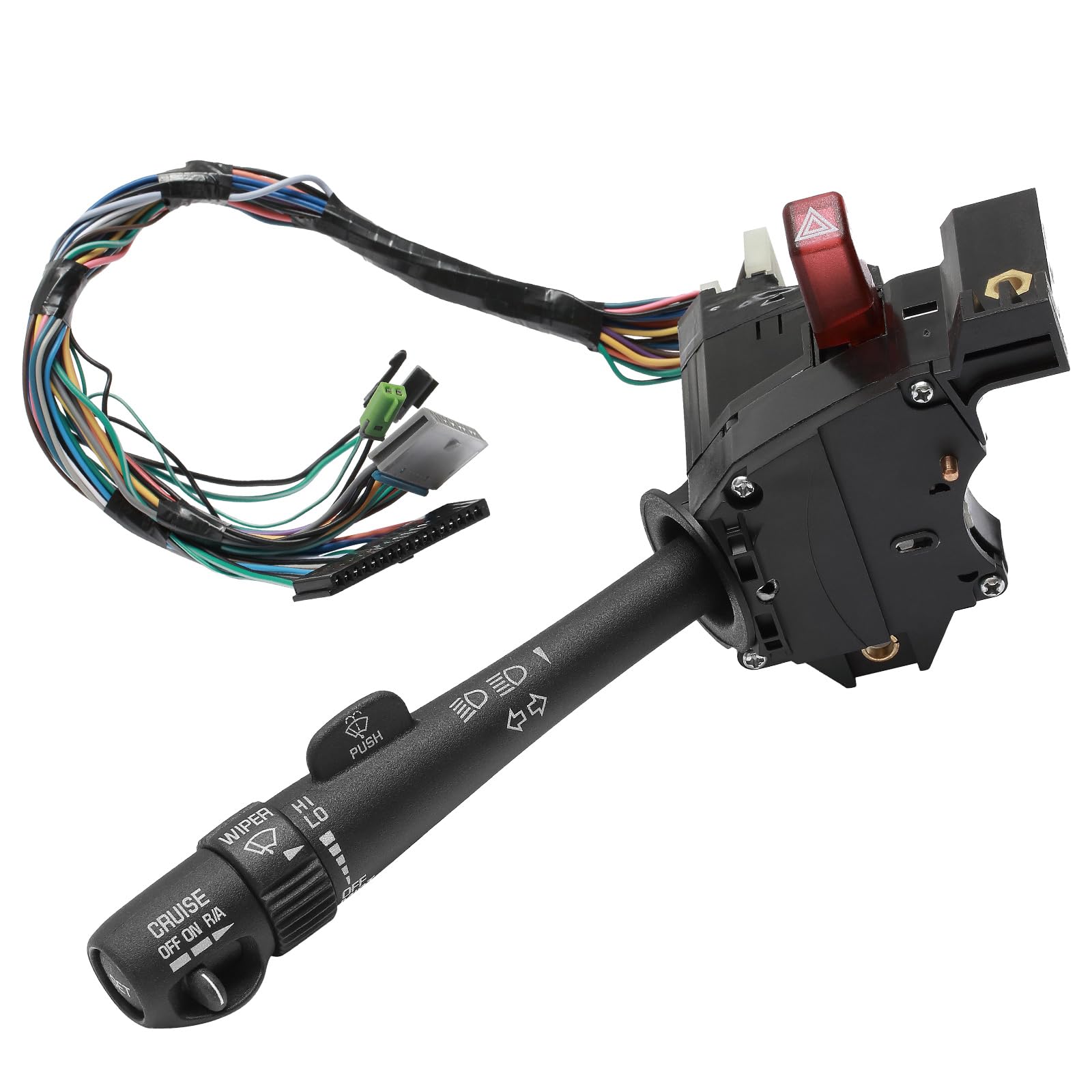 Multi-Function Combination Switch | Replacement For 1999-2002 Chevy Silverado, Gmc Yukon & More | Replaces# 26100839, 3441937, Cbs-1038 | Turn Signal, Wiper, Washers, Hazard Switch, Cruise Control