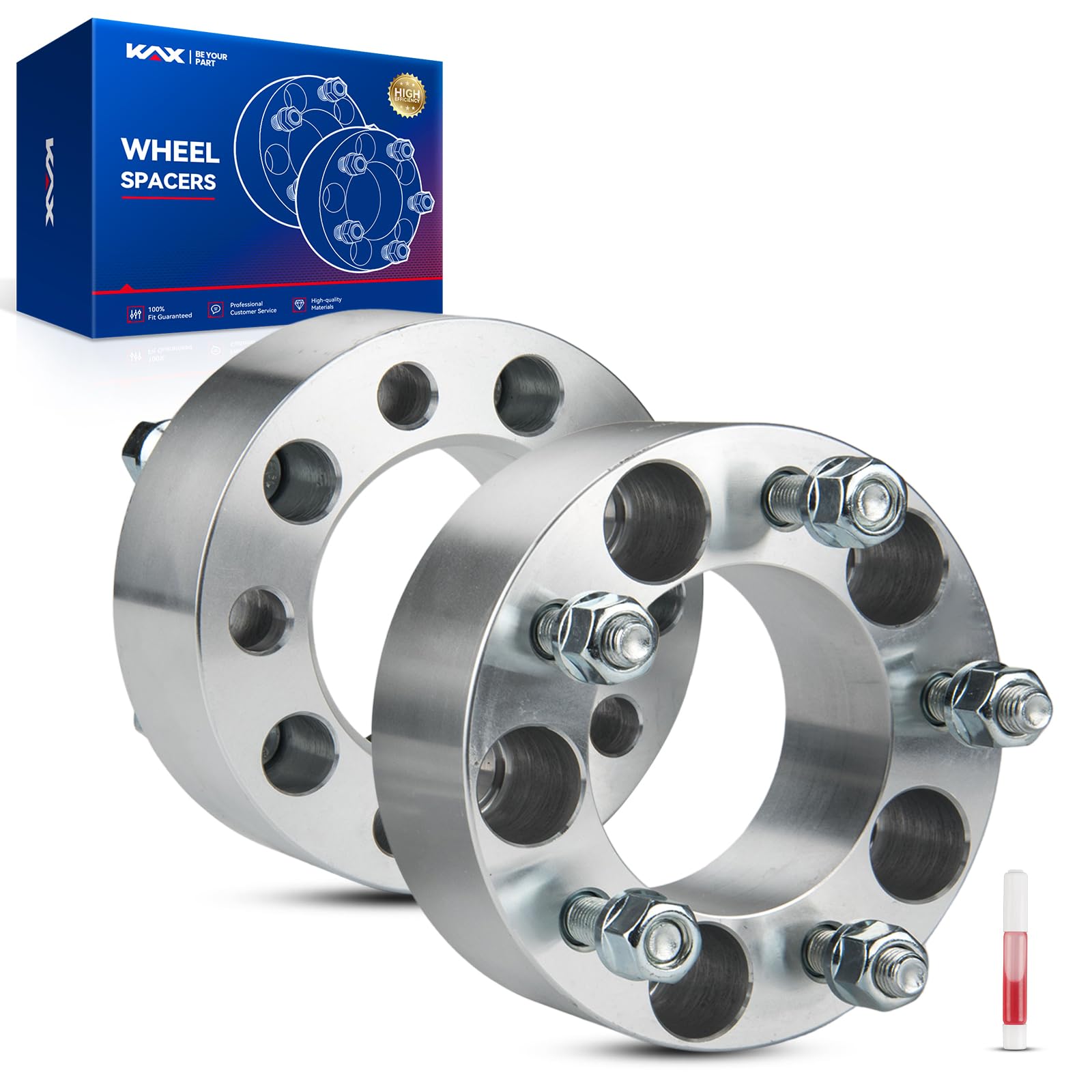 Kax 5X4.75 Wheel Spacers,2 Inch 5 Lug Centric Wheel Spacers Fit For Corvette, Blazer, S10, Camaro, Firebird, Sonoma, Bravada, Xl