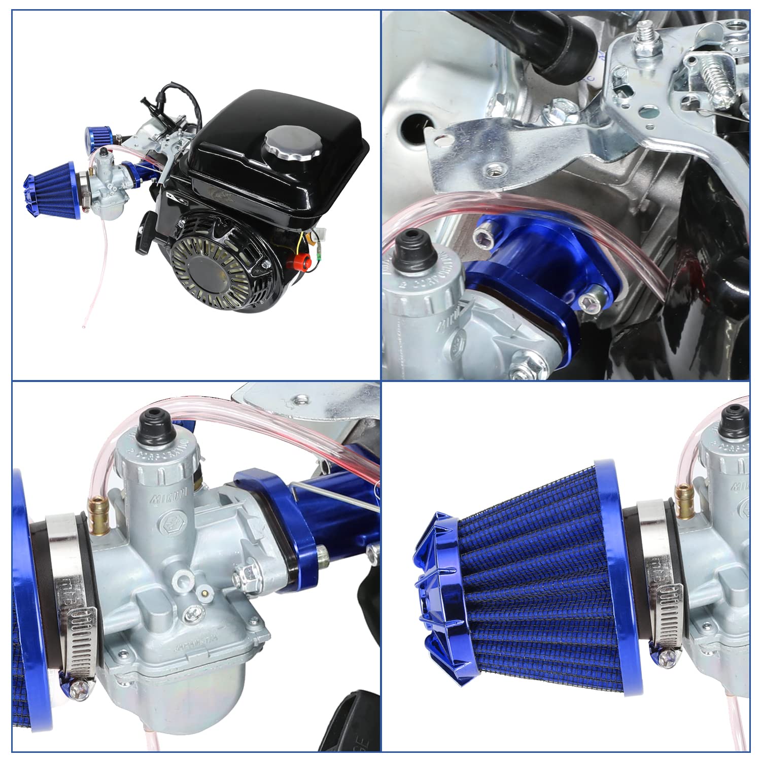 Yoxufa Vm22 Carburetor 212Cc Carb Replacement For Predator 212Cc 224Cc 196Cc 6.5Hp Engine Coleman Ct200U Ct200U-Ex Bt200X Baja W