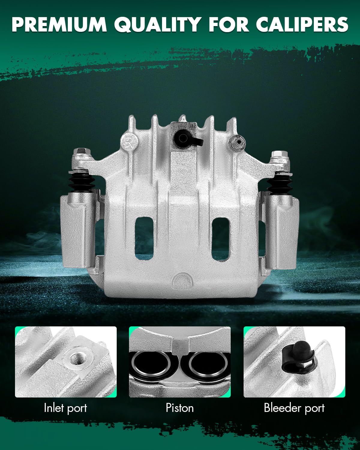 Scitoo 18-B4753 18-B4752 Rear Left & Right Disc Brake Calipers Assembly W/Bracket For Ford For Excursion 2000-2005,For Ford For