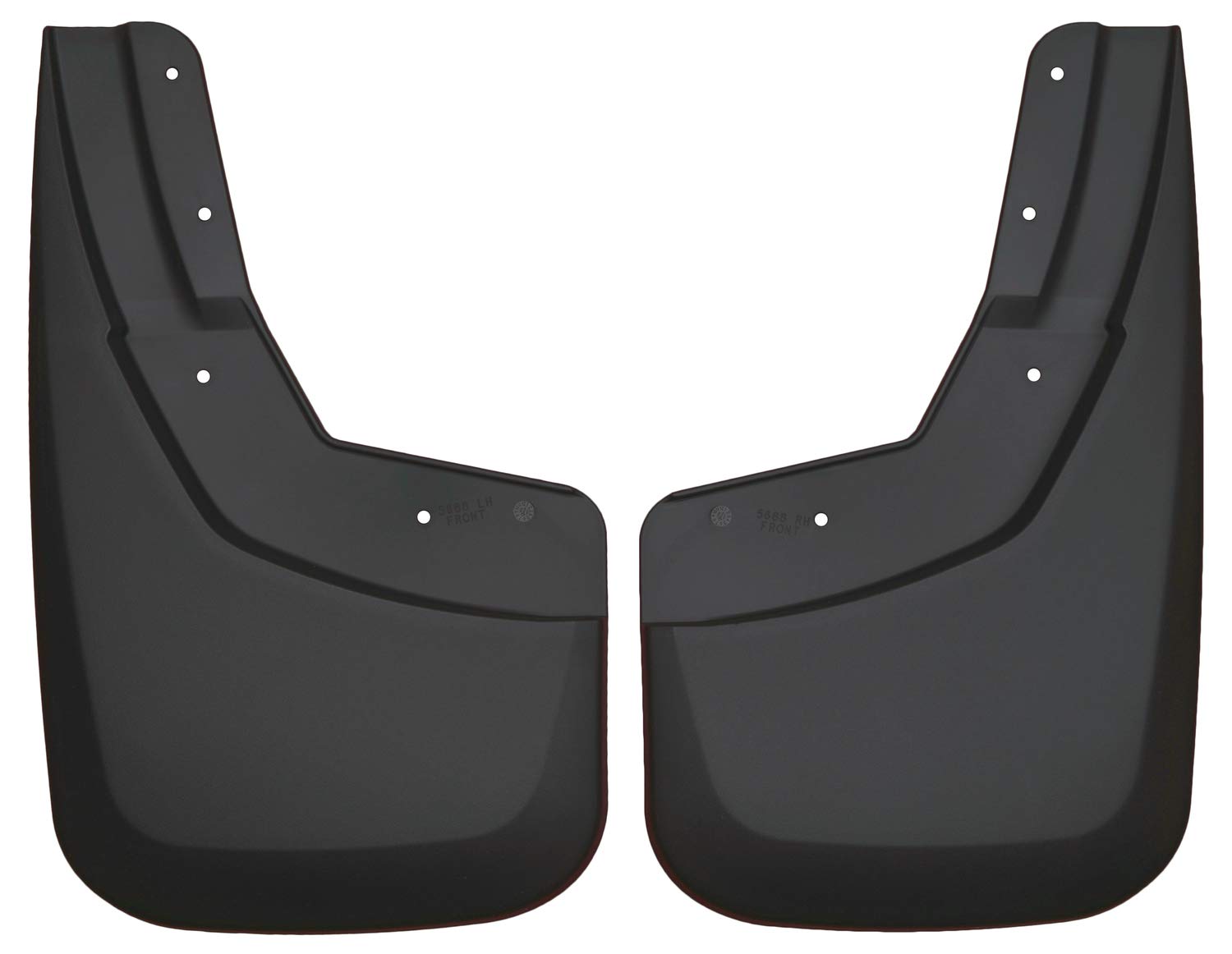 Husky Liners - Front Mud Guards | 2008 - 2012 Ford Escape W/O Integrated Side Step, 2008 - 2011 Mercury Mariner W/O Integrated Side Step, Front Set - Black, 2 Pc | 56671