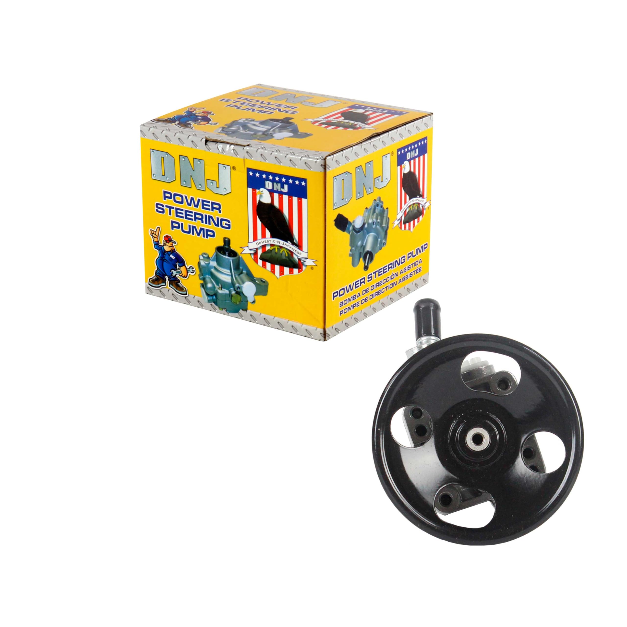 DNJ PSP1112 New Power Steering Pump w/Pulley for 01-04 / Nissan Parhfinder 3.5L V6 DOHC Cu 211 - No Core Needed