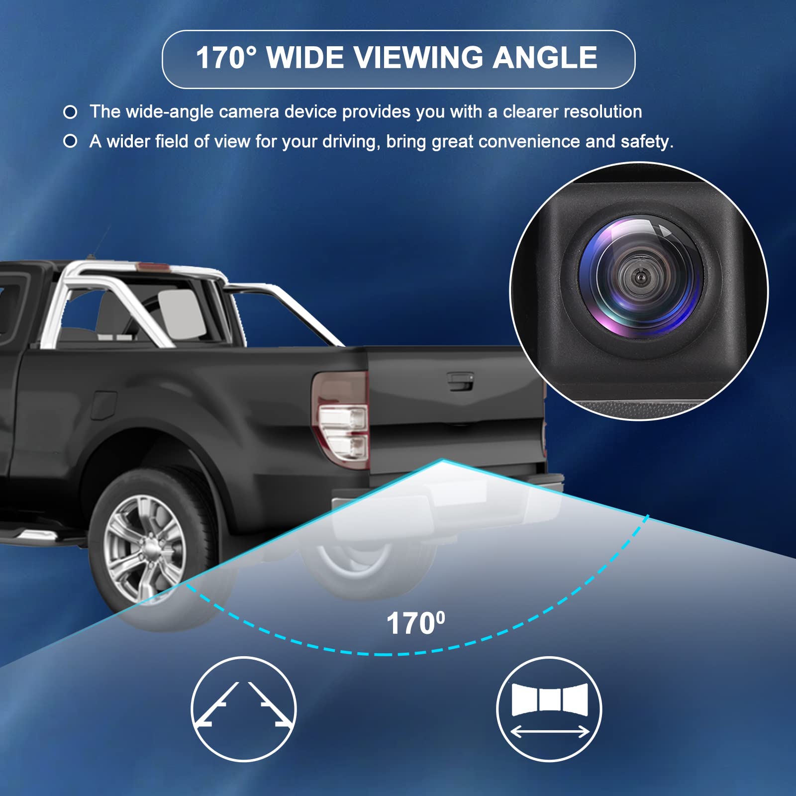 PARTSELECT Backup Camera 22803702 Compatible with 2014-2015 Chevy Silverado & GMC Sierra 1500/2500/3500 HD