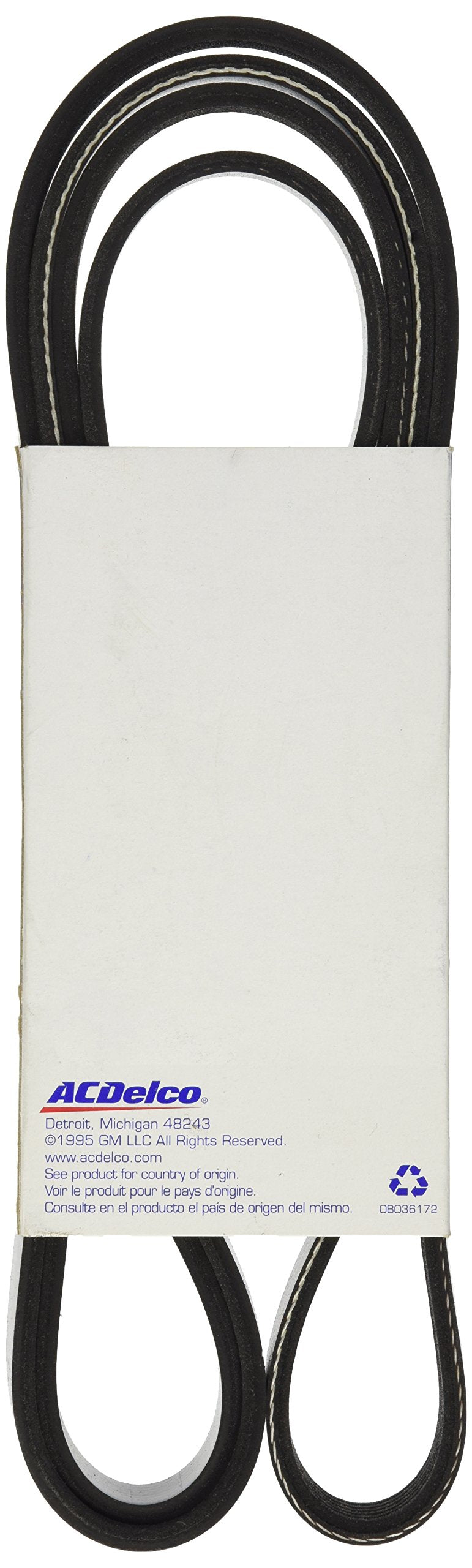 ACDelco GM Original Equipment 12637202 V-Ribbed Serpentine Belt