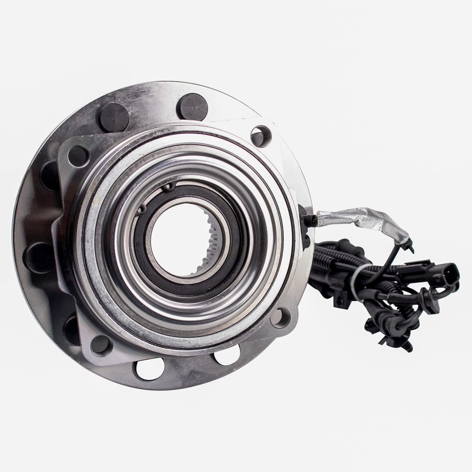 Trq Front Wheel Hub Bearings Assembly Set Compatible With 2017-2019 Ford F-450 Super Duty F-550 Super Duty