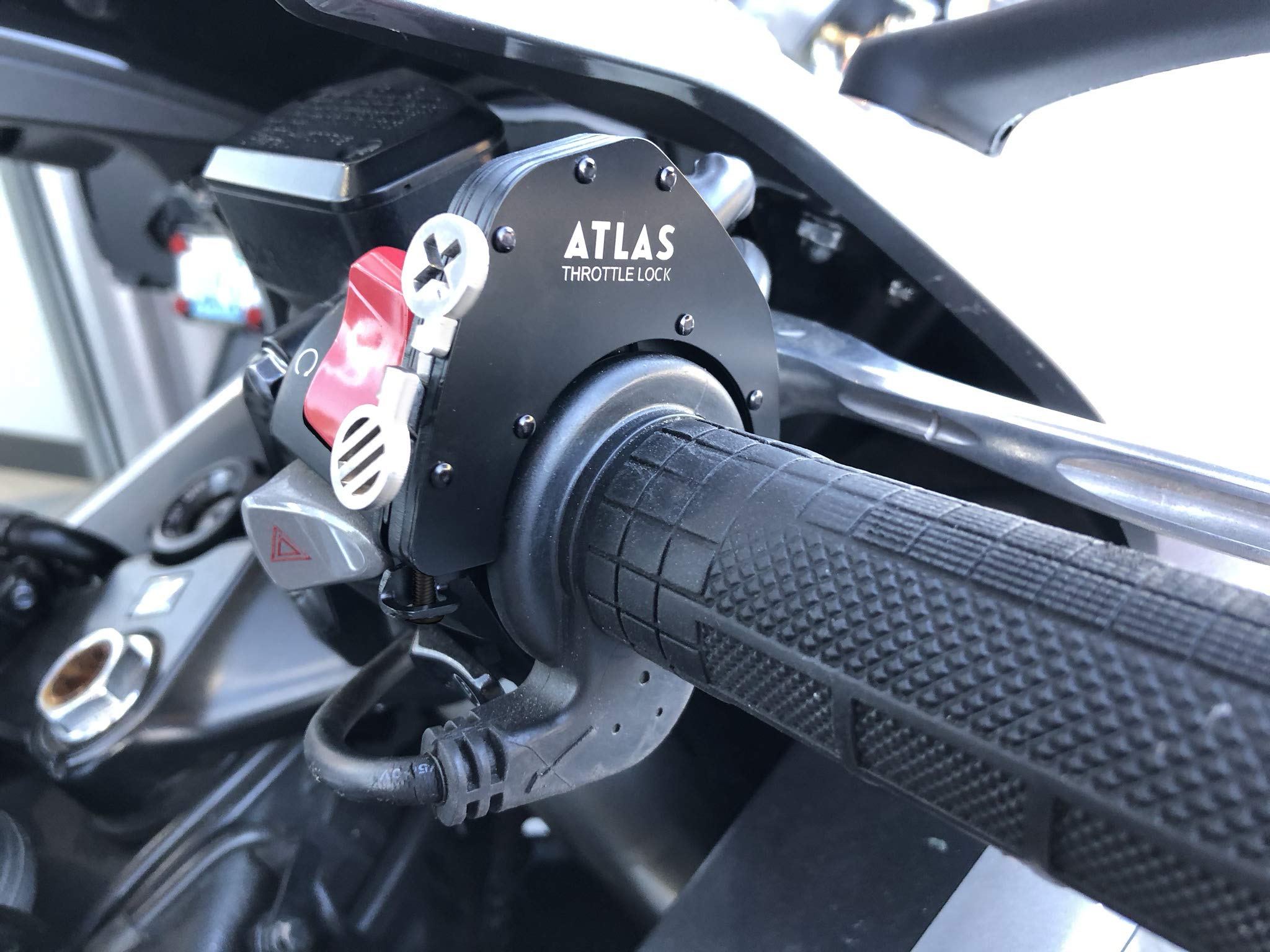 Atlas Throttle Lock - A Motorcycle Cruise Control Throttle Assist, Top Kit