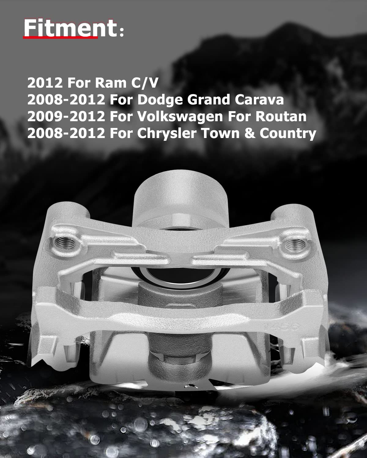 cciyu 19B7102 19B7103 Front Left & Right Brake Calipers With Bracket For Nissan For Altima 2013-2019,For Nissan For LEAF 2014-20