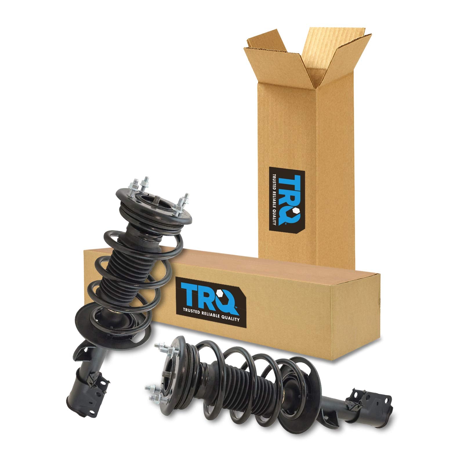 Trq Front Strut & Coil Spring Assembly Set Driver & Passenger Sides Compatible With 13-19 Ford Explorer
