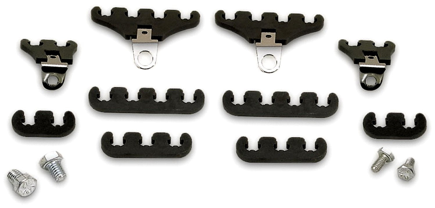 Moroso - 72195 Wire Loom Kit,Under Header , Black