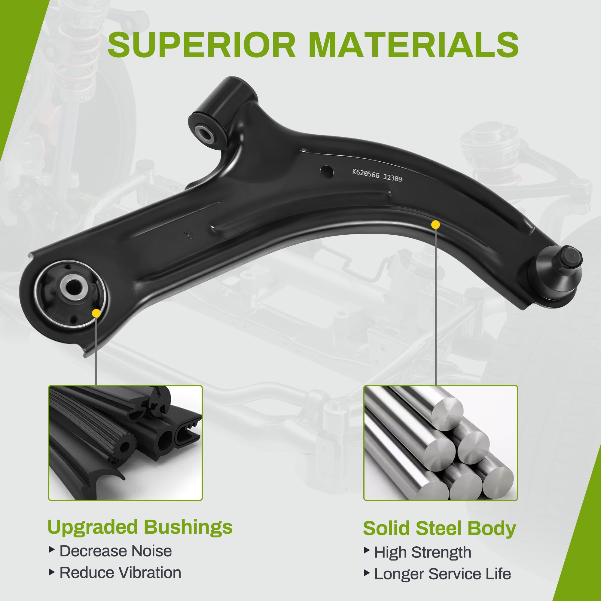 Autosaver88 Front Lower Control Arm Compatible With 2006-2018 Rav4, 2015-2019 Lexus Nx300H Nx200T Nx300 Suspension Kit,W/Ball Jo