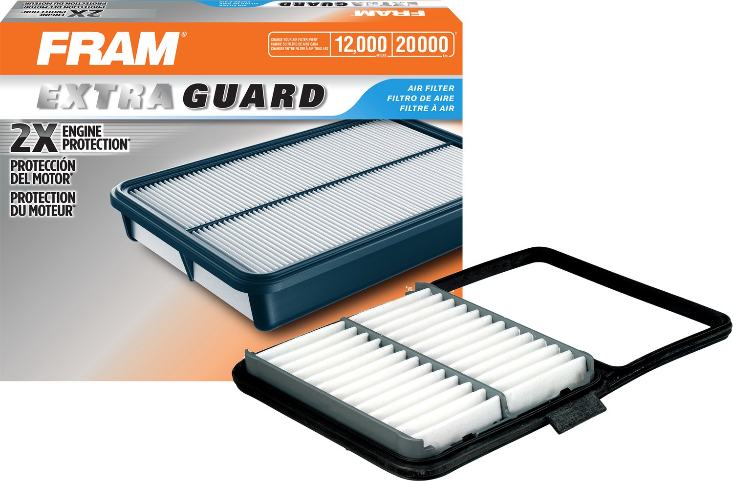 FRAM Extra Guard CA10159 Replacement Engine Air Filter for Select Select 2004-2009 Toyota Prius (1.5L), Provides Up to 12 Months