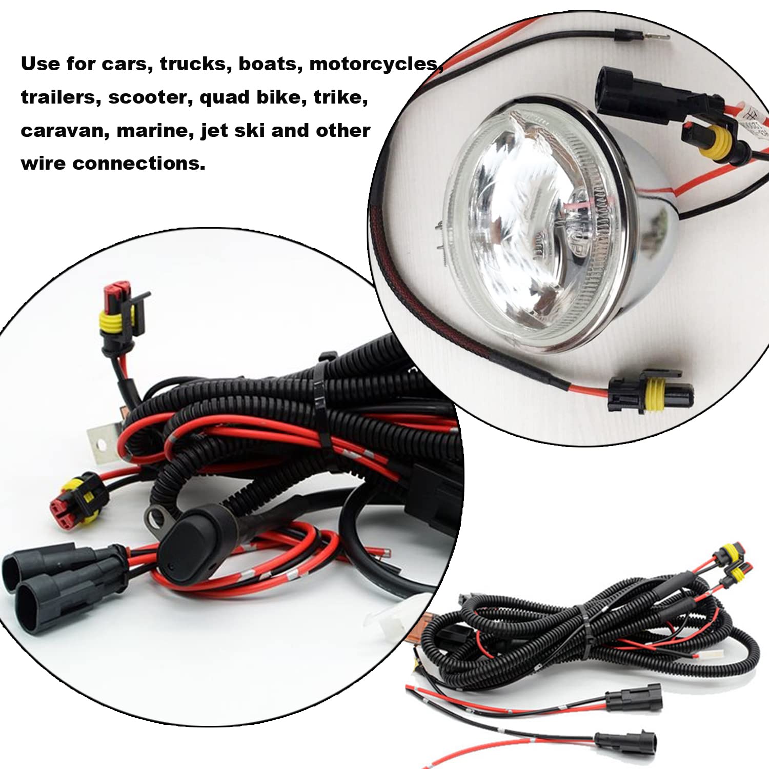 Twippo 20 Kits 2 Pin Connector Automotive Electrical Connectors Quick Connect Waterproof Connector 2 Way Wire Connector