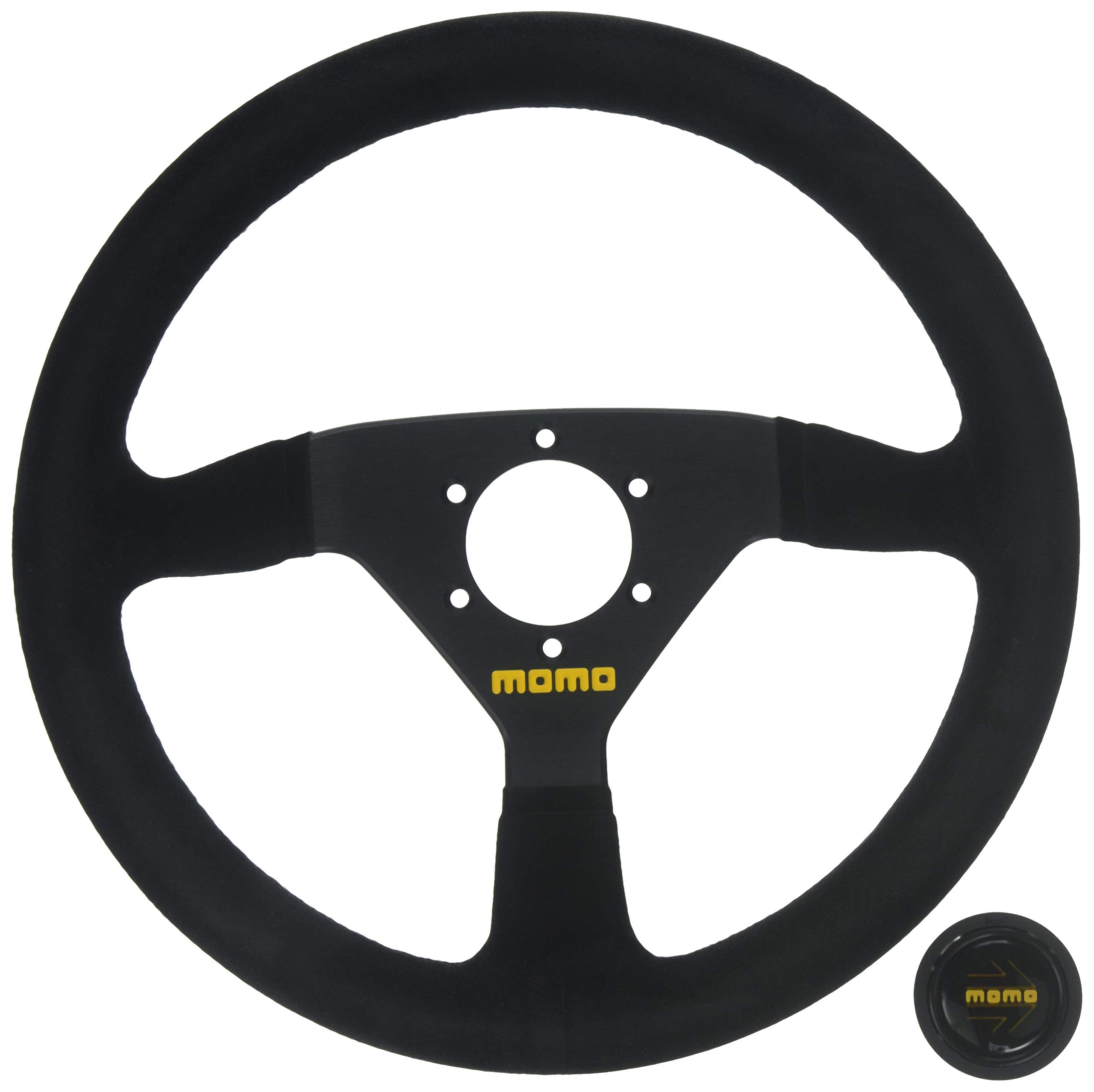 Momo R1913-35S Mod 69 Steering Wheel Black Suede