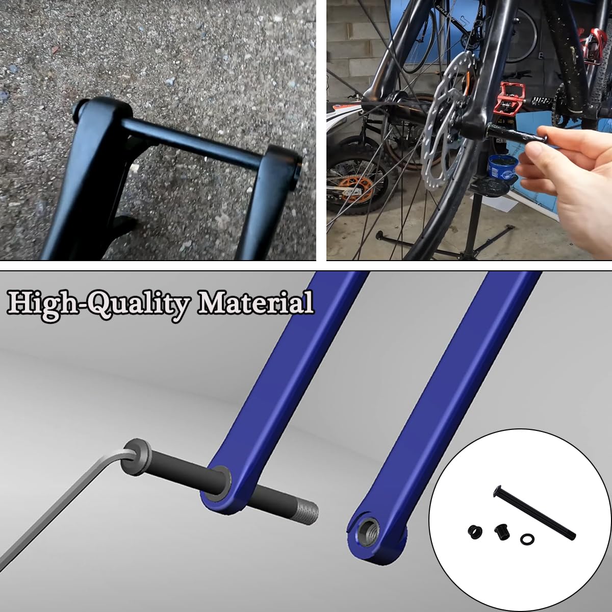 Hqparrts 15Mm To 12Mm Fork Thru Axle Conversion Kit Compatible With Most Road, Gravel, And Cross Bikes