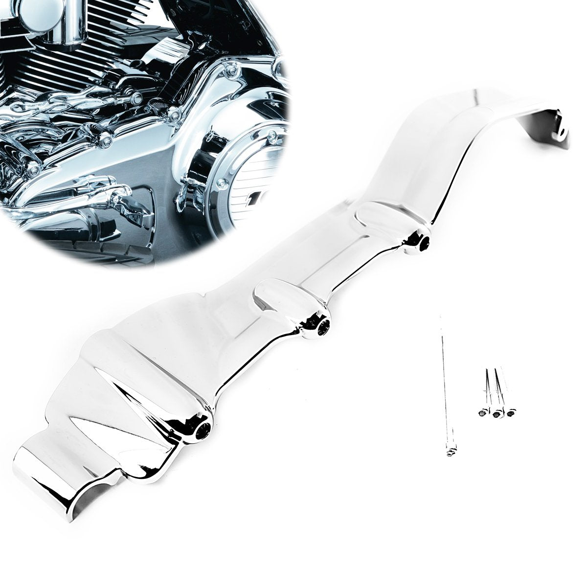 Chrome Inner Primary Covers For Harley Touring Street Glide Road King Flhx Flh/T 2009-2016