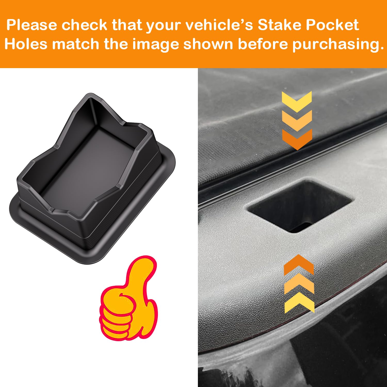 Ram 1500 Bed Rail Caps Covers, Stake Pocket Compatible With Dodge Ram 2019-2024 Truck Tonneau Covers Accessories(Set Of 2) (Blac