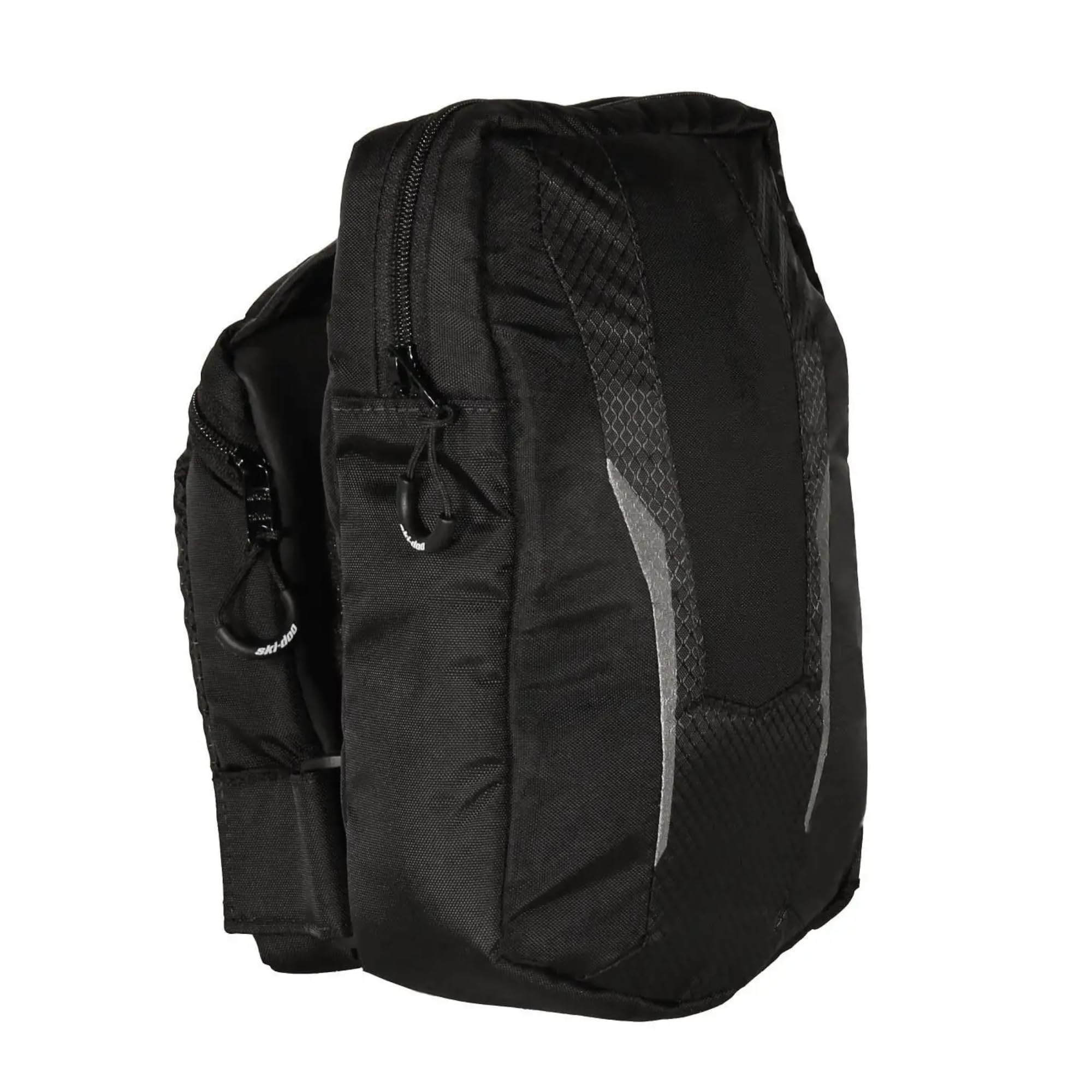 Ski-Doo Heated Pocket Short Riser Block Bag, Model 860201550, Black, Synthetic Fabric