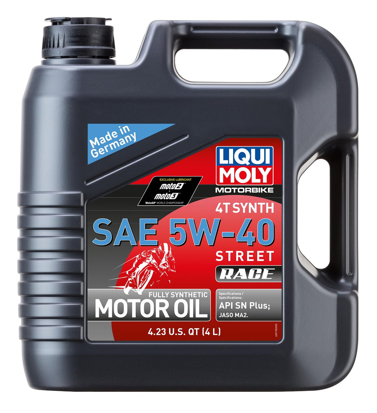 Liqui Moly Motorbike 4T Synth 5W-40 Street Race | 4 L | Motorcycle Fully Synthetic Engine Oil | Sku: 20076