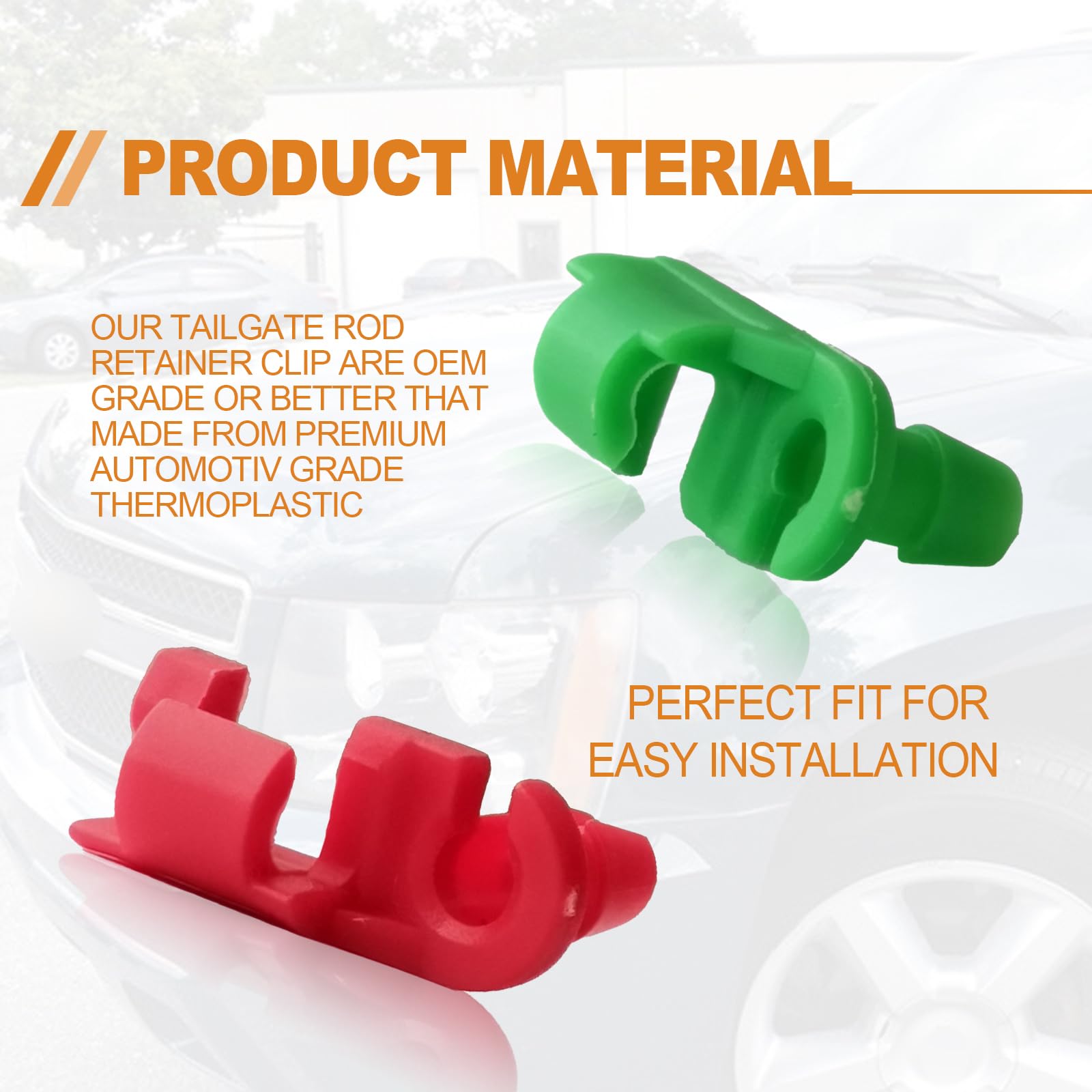 5 Pair Tailgate Handle Rod Clip, Left And Right Handle Rod Door Lock Clip Compatible With Chevy Silverado Gmc Sierra 88981030 88