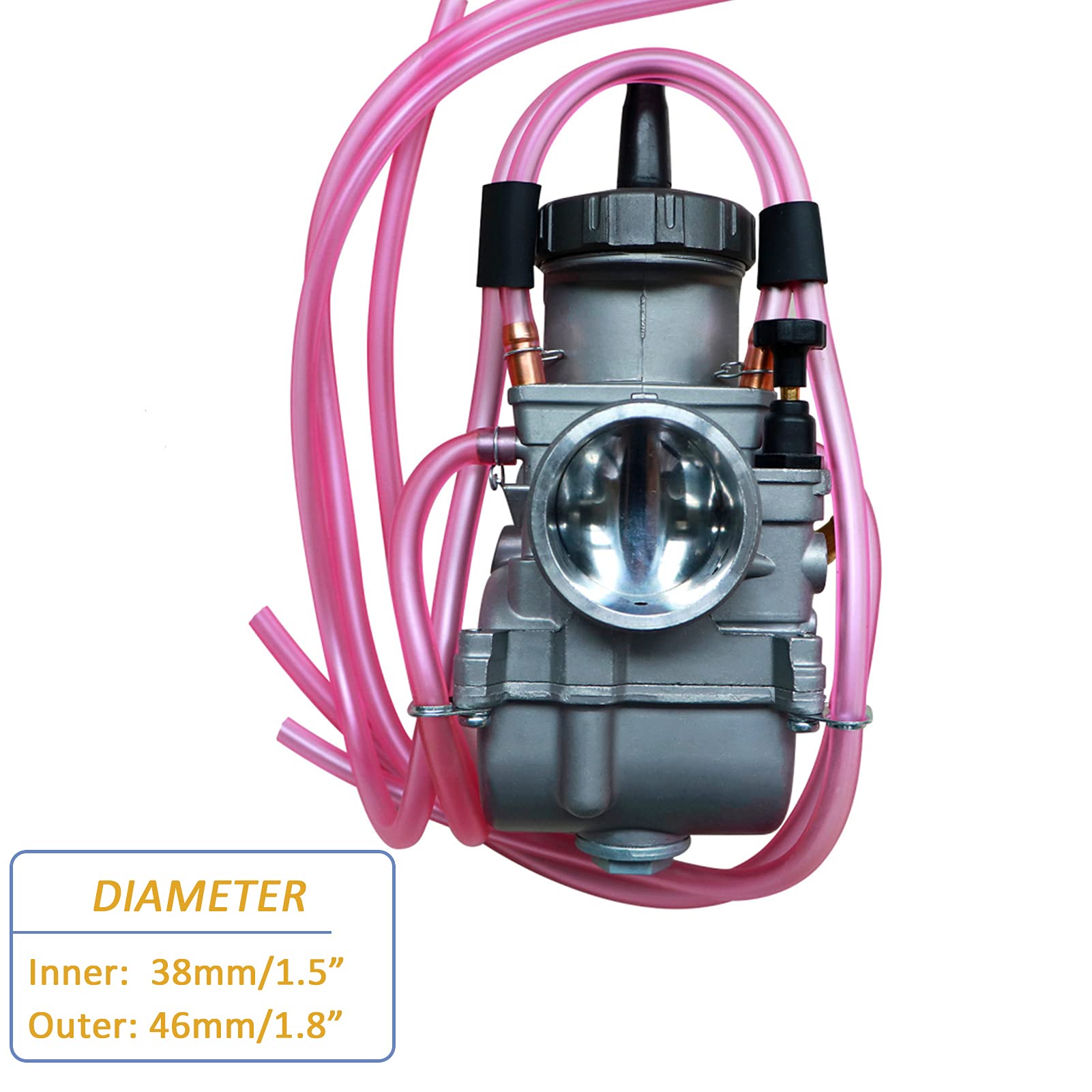 Motorcarb Air Striker Carburetor for Keihin PWK 38mm for Yamaha YZ250 Suzuki RM125 RM250 Honda CR250 CR500 Kawasaki KX125 KX250