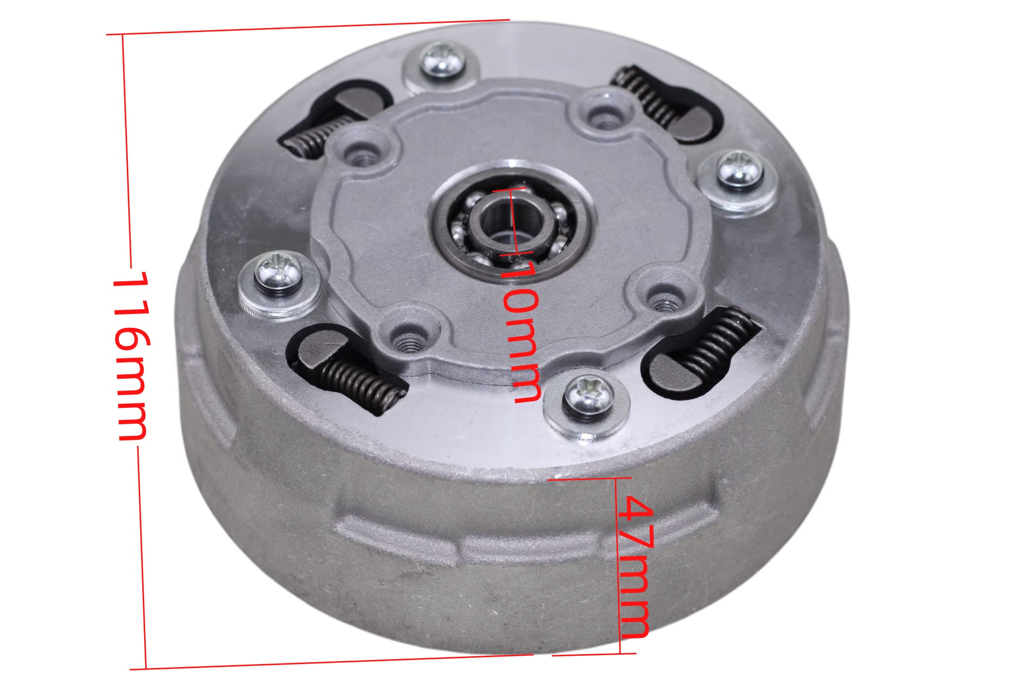 Trkimal Semi Auto Clutch Assembly 17Teeth For 50Cc 70Cc 90Cc 110Cc 125Cc 135Cc Engine Dirt Bikes Atv Quad Go-Kart Taotao Kazuma (17Teeth)