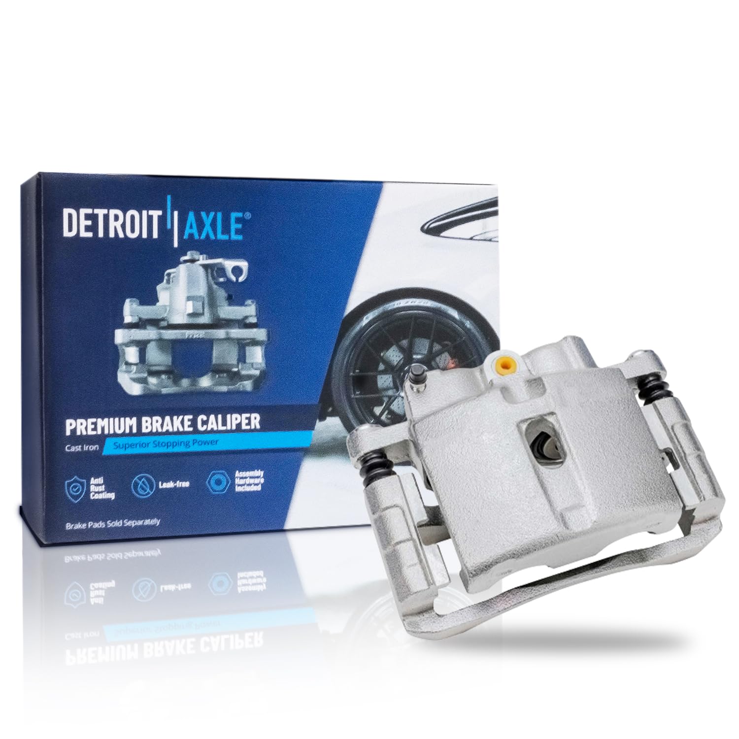 Detroit Axle - Driver Side Brake Caliper Front for 2002-2006 Cadillac Escalade EXT Chevrolet Astro Express 1500 Tahoe GMC Safari