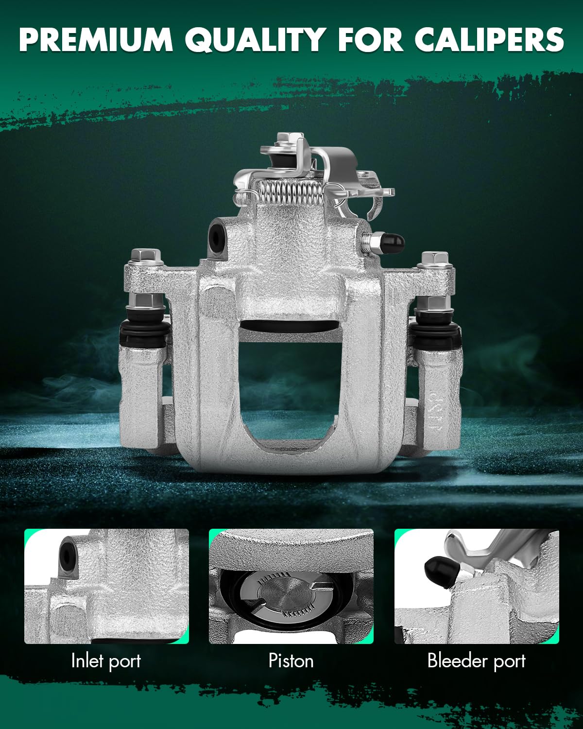 Scitoo 18B5080 Rear Right Disc Brake Caliper Assembly W/Bracket For Chrysler For Town & Country 2008-2012,For Dodge For Grand Ca