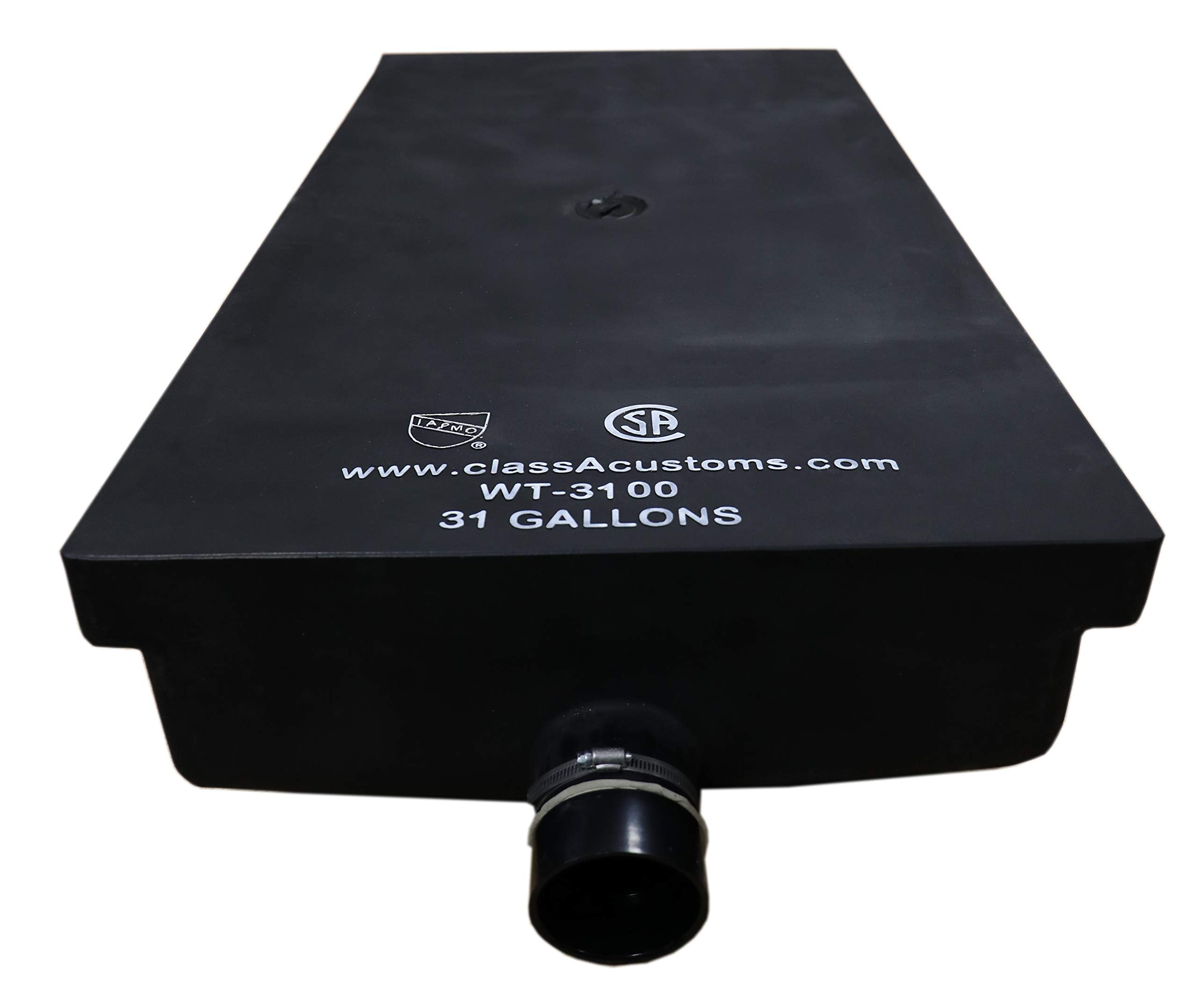 Class A Customs 31 Gallon Rv Waste Black Water Holding Tank Wt-3100