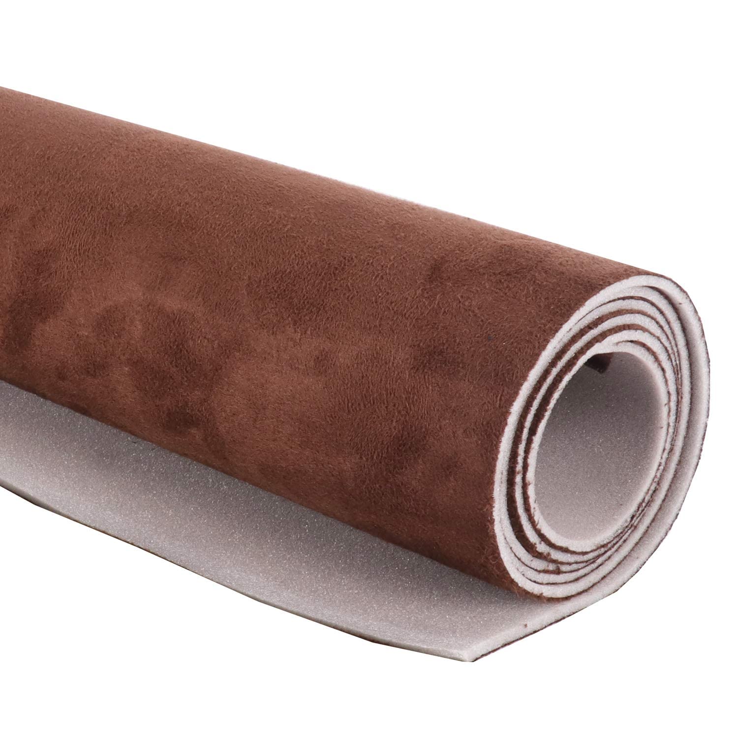 Suede Headliner Fabric with Foam Backing Material 60'' W  120'' L Car Micro-Suede Roof Headliner Fabric for Automotive RV Boat H