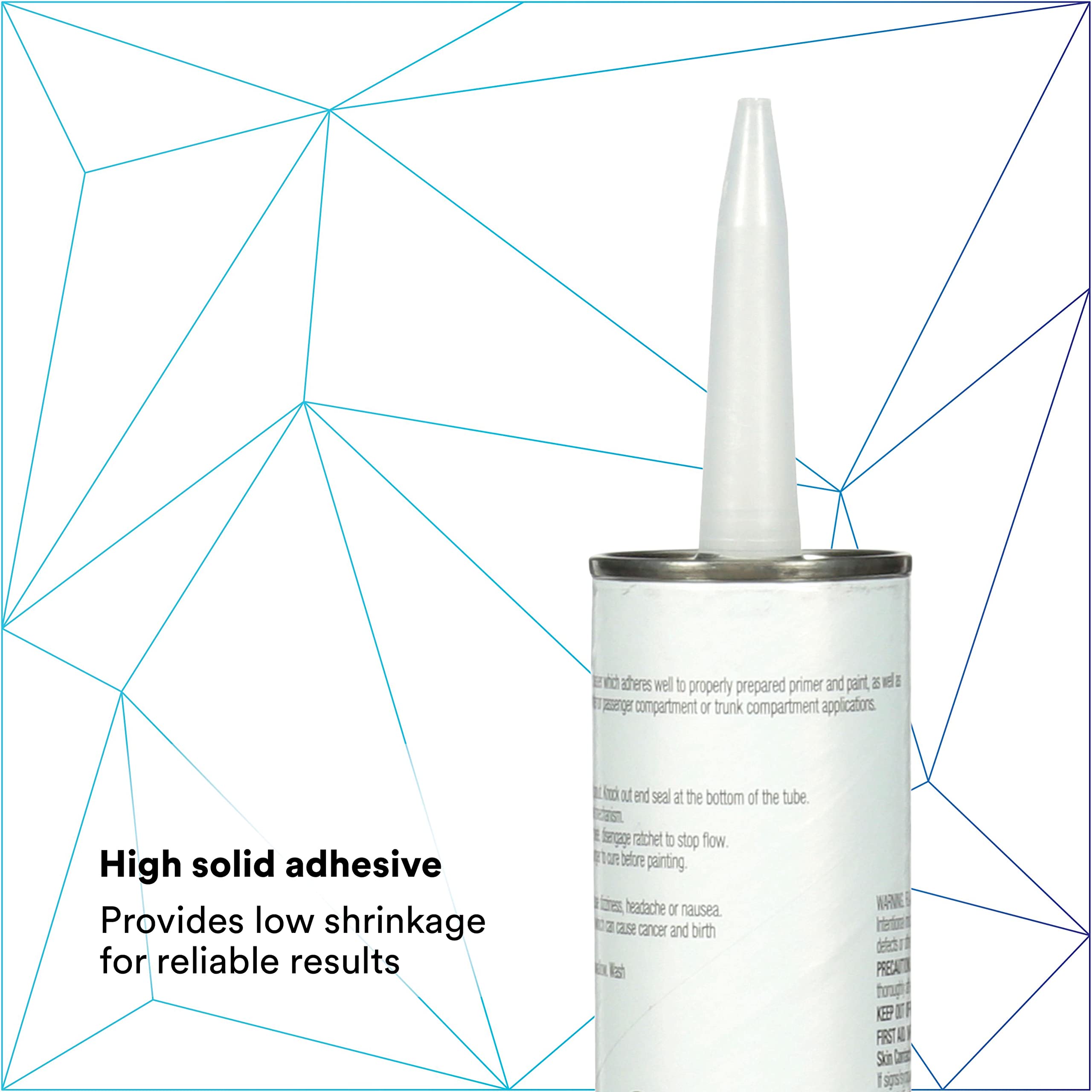 3M Ultrapro Autobody Sealant, 08300, Tan Color, High-Solids, Heavy-Bodied, Fast-Curing, Solvent-Based, 1/10 Gal/10 Fl Oz Cartrid