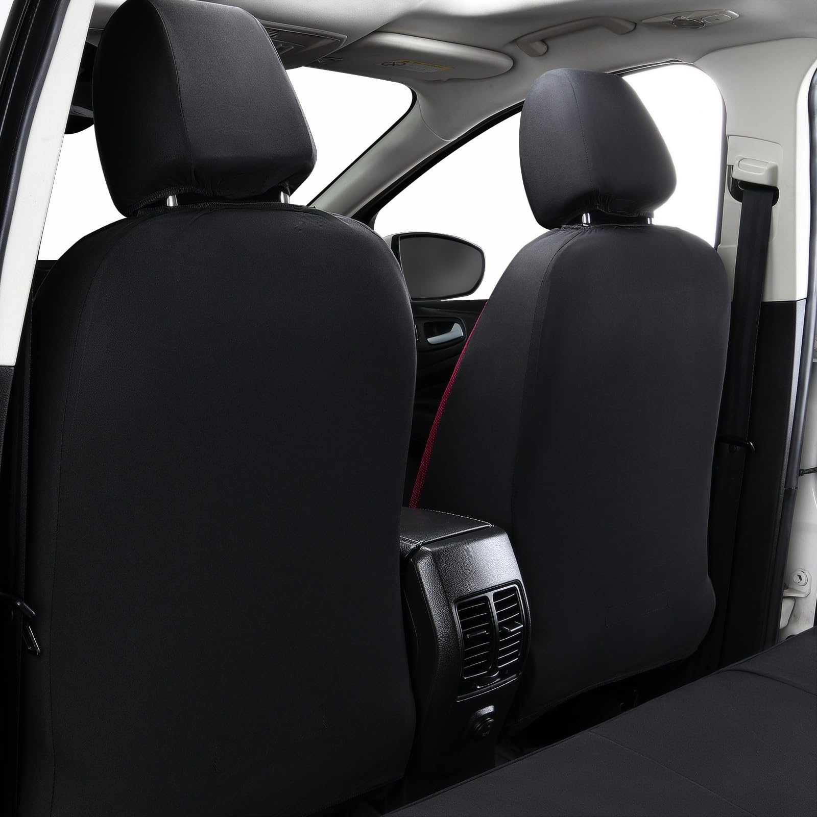 Flying Banner Butterfly Car Seat Covers Ful Set Fashion Universal Lady Woman Female Rear Bench Split Colorized (Full Set - Lace, Burgundy)