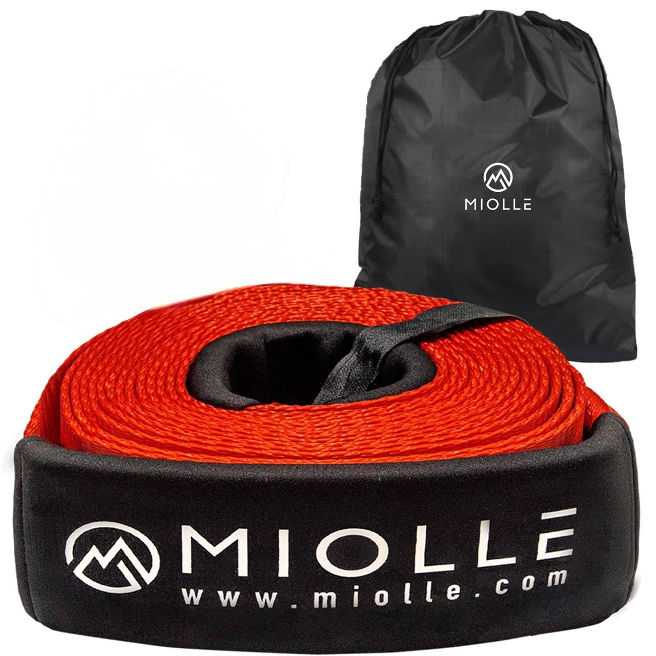 Miollegear Tow Strap 3   X20- 33400Lbs Mbs Recovery Strap Kit Includes: Tow Rope, Storage Case