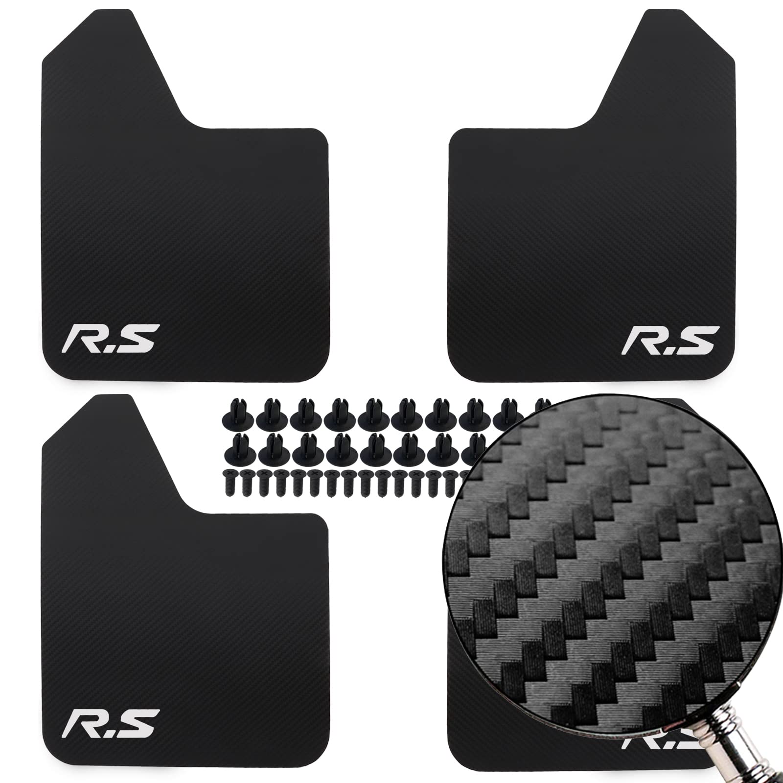 Xukey 4Pcs Black Universal Mudflaps For Car Pickup Suv Van Truck Front Rear Mud Flaps Splash Guards Fender Flares Mudguards With